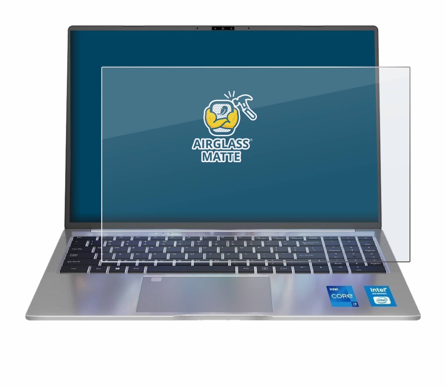 BROTECT AirGlass Matt Glas Panzer Folie für Ninkear N16 Pro