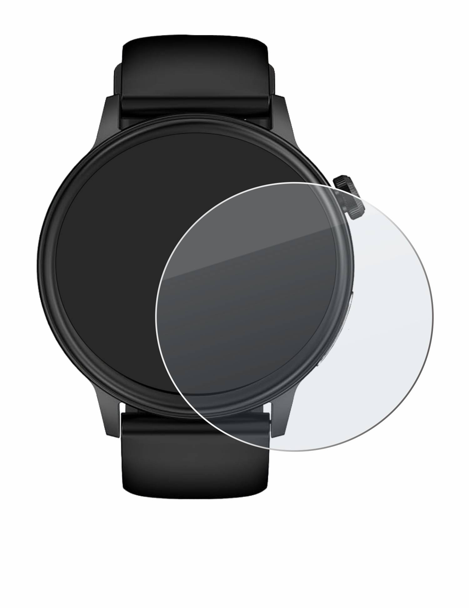 upscreen Hybrid Glas Matt Panzer-Folie für YYKY ET470 1.4