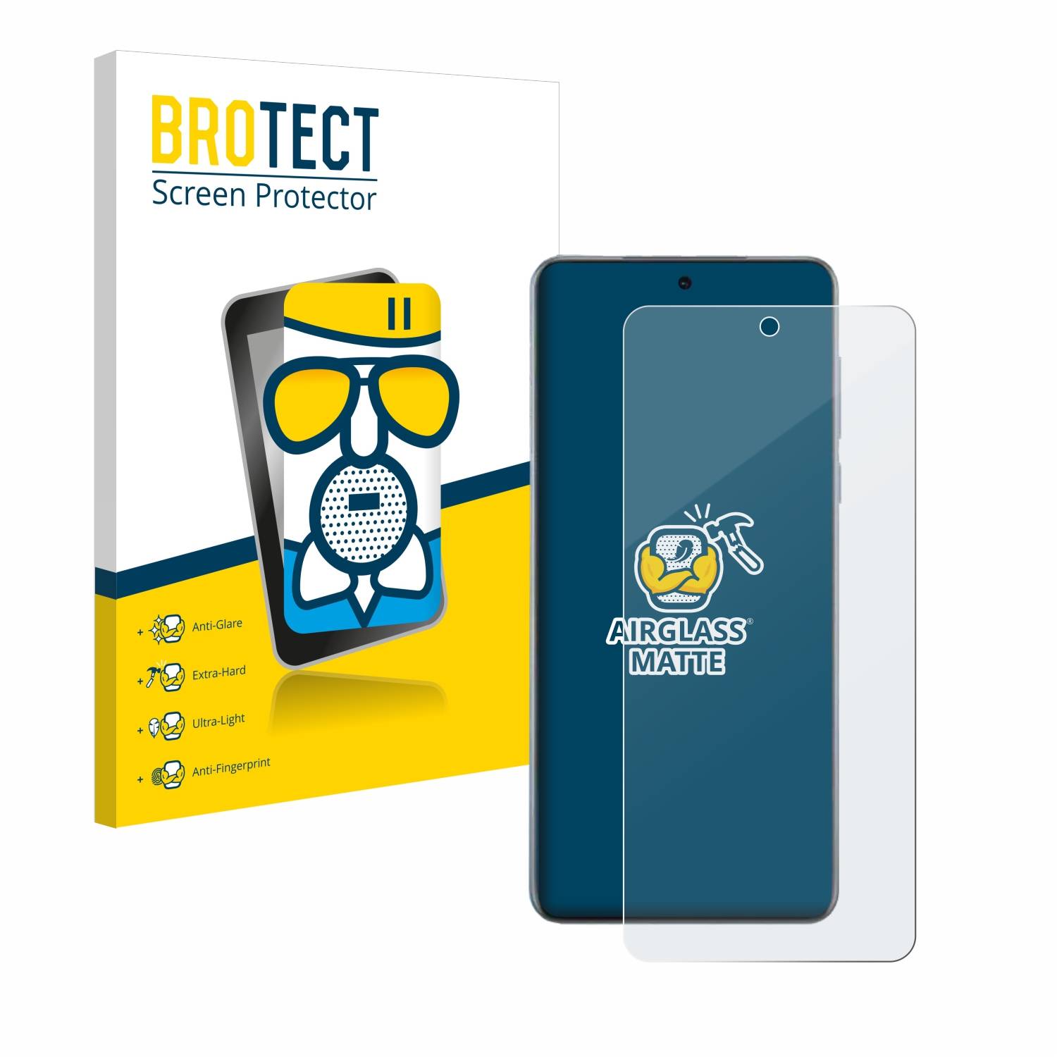 BROTECT AirGlass Matt Glas Panzer Folie für Oppo Find X8