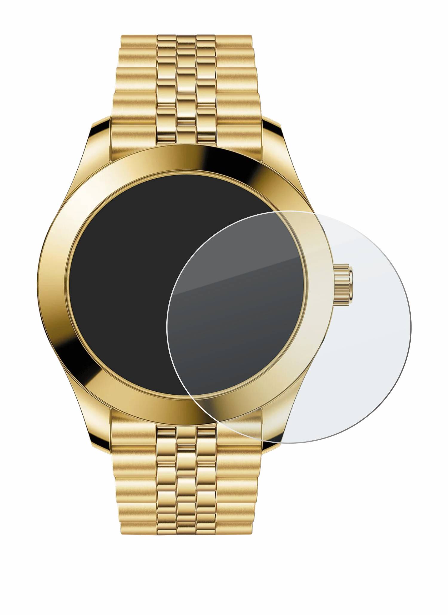 upscreen Hybrid Glas Matt Panzer-Folie für Ice-Watch Ice Steel Solar S