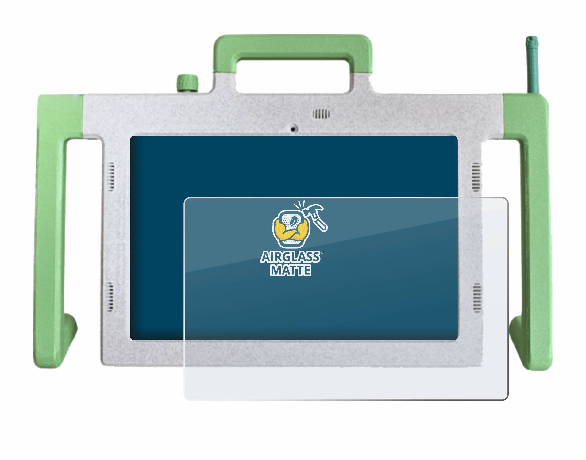 BROTECT AirGlass Matt Glas Panzer Folie für Telemarie Tablet 10.1