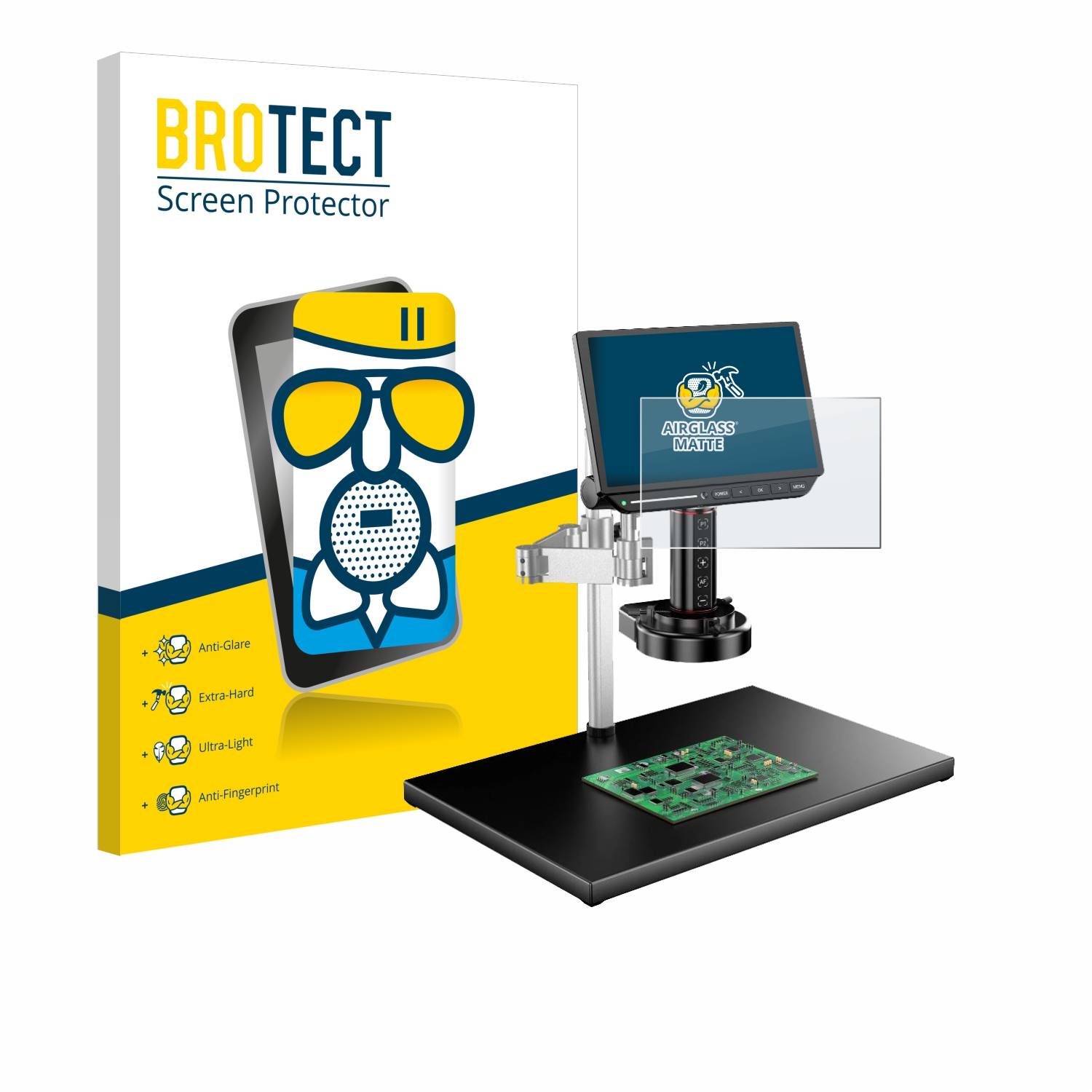 BROTECT AirGlass Matt Glas Panzer Folie für Tomlov TM4K-AF-MAX