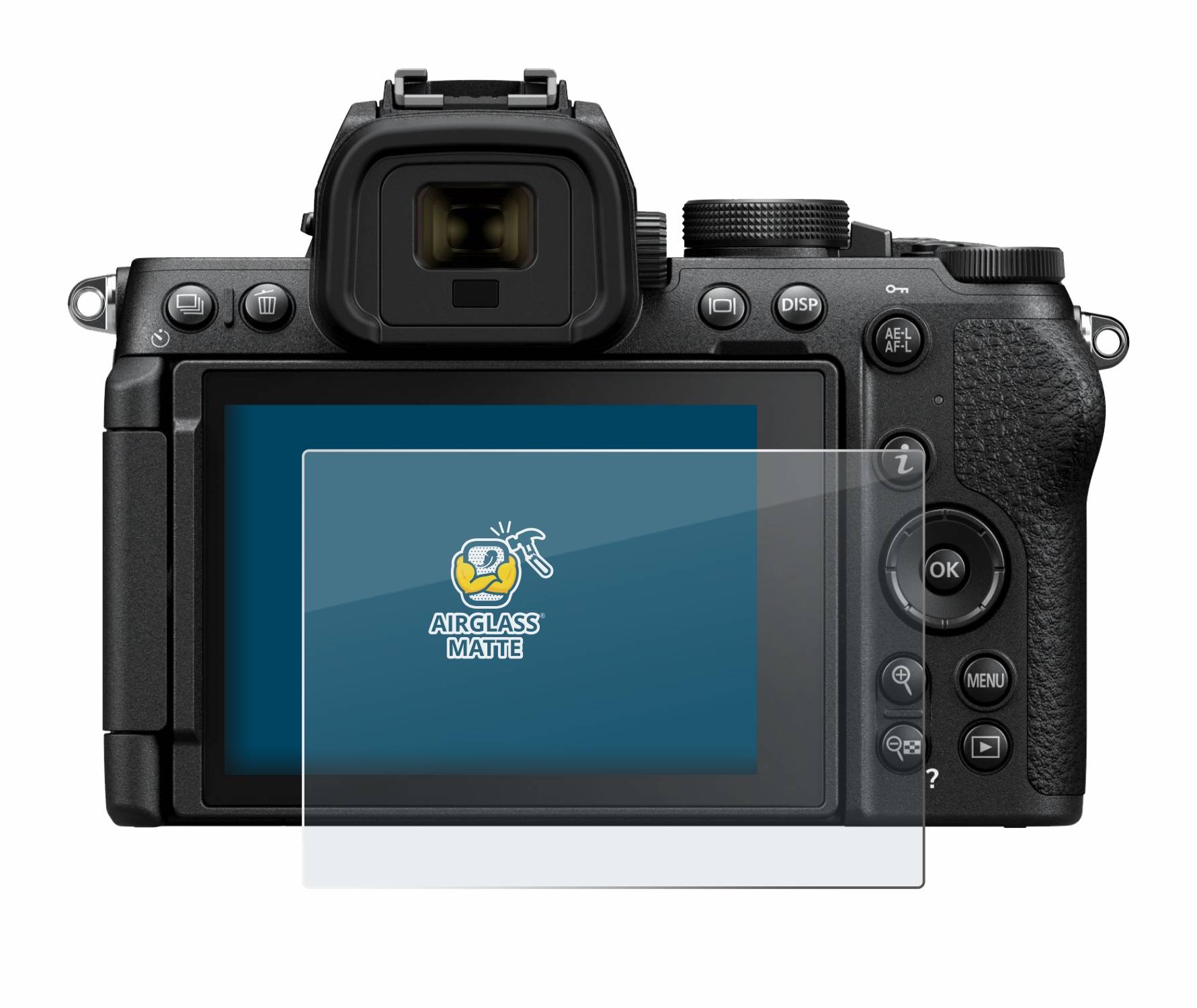 BROTECT AirGlass Matt Glas Panzer Folie für Nikon Z50 II