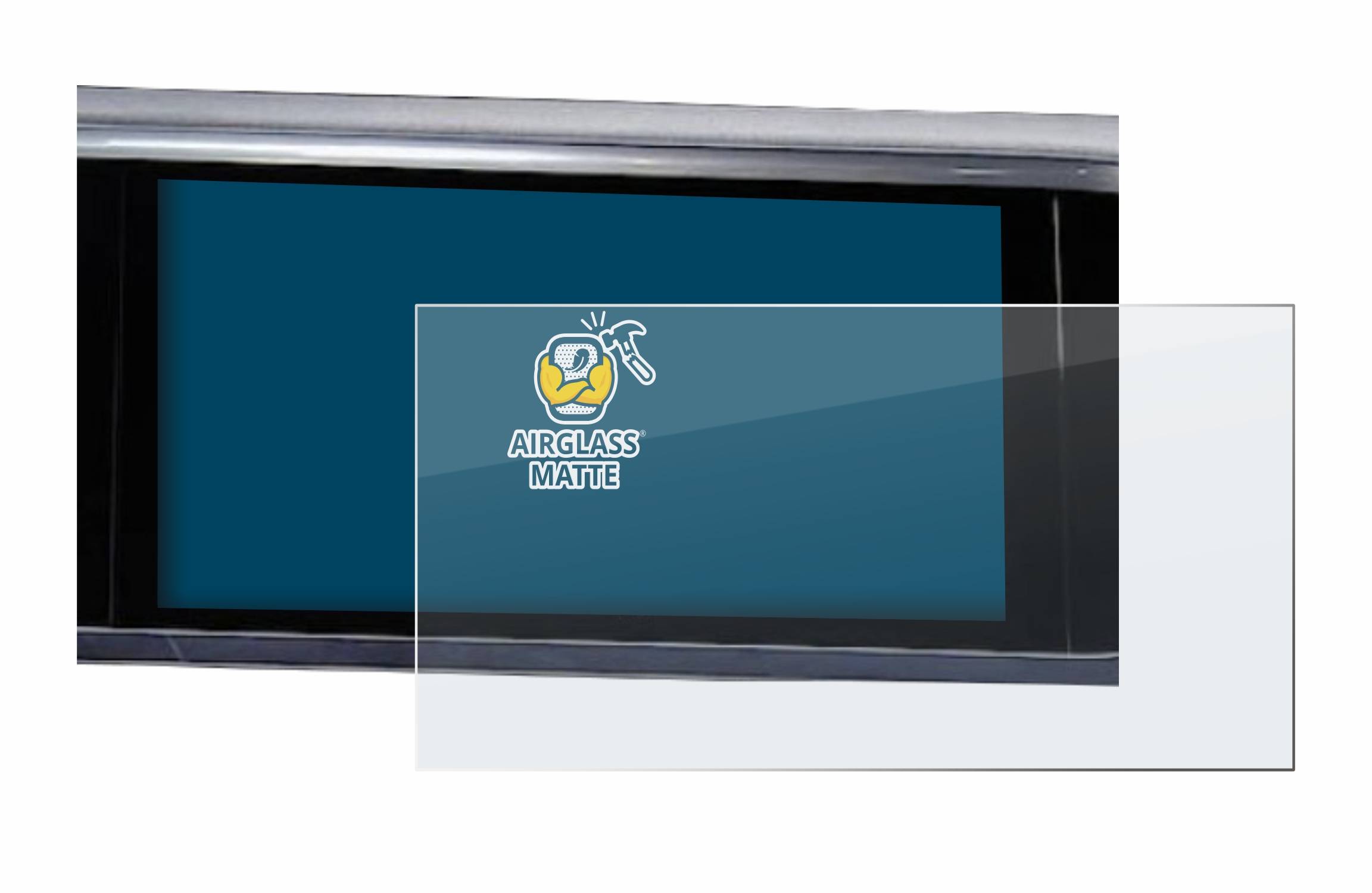 BROTECT AirGlass Matt Glas Panzer Folie für Audi Q3 Sportback 35 TFSI Infotainment System