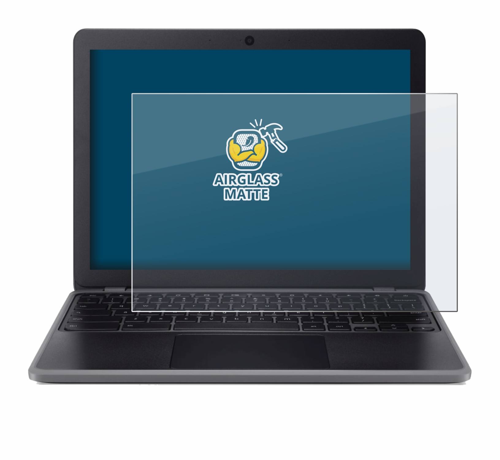 BROTECT AirGlass Matt Glas Panzer Folie für Acer Chromebook 512 (C852/C852T)