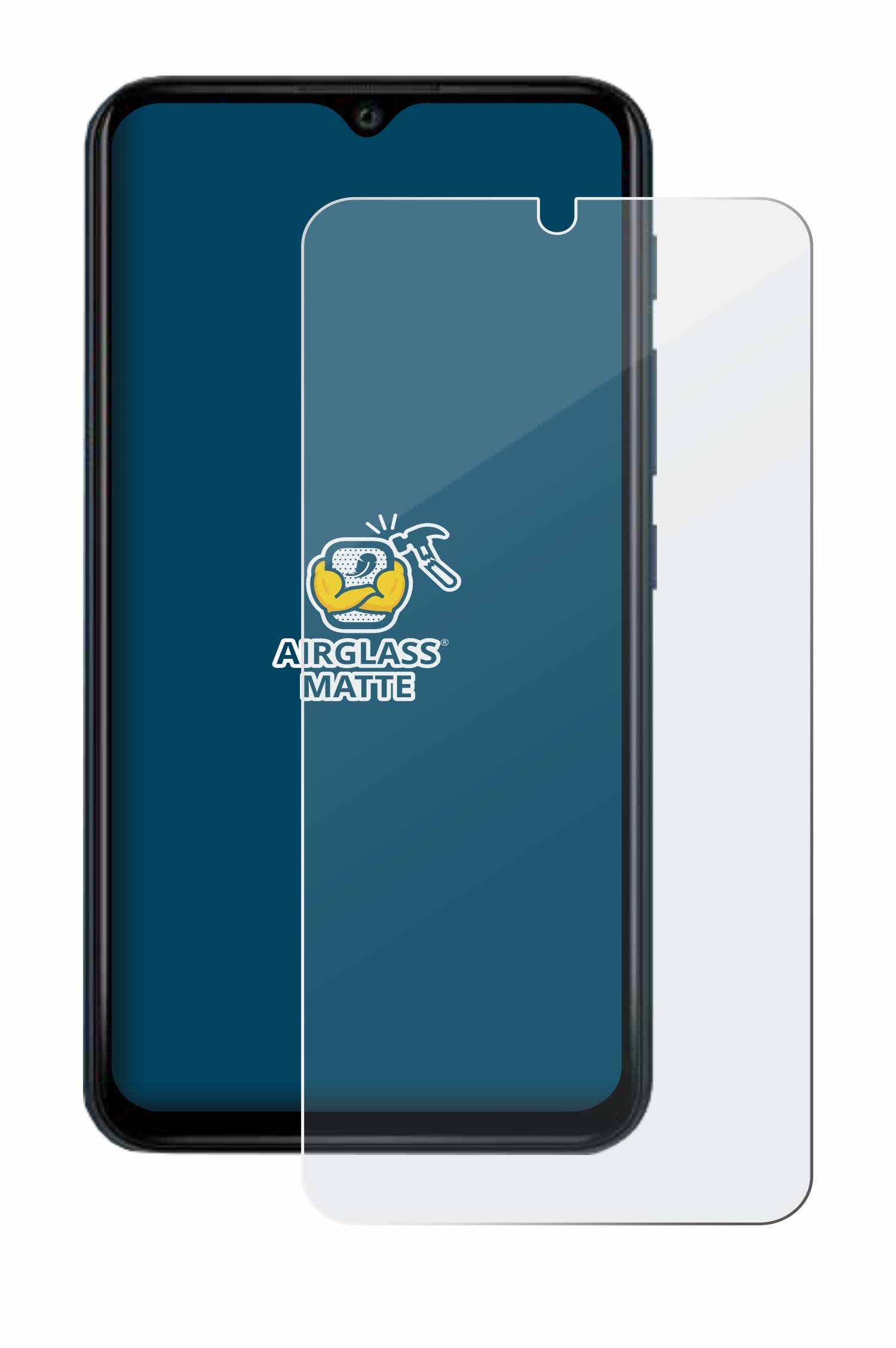 BROTECT AirGlass Matt Glas Panzer Folie für Wiko Y62 Plus
