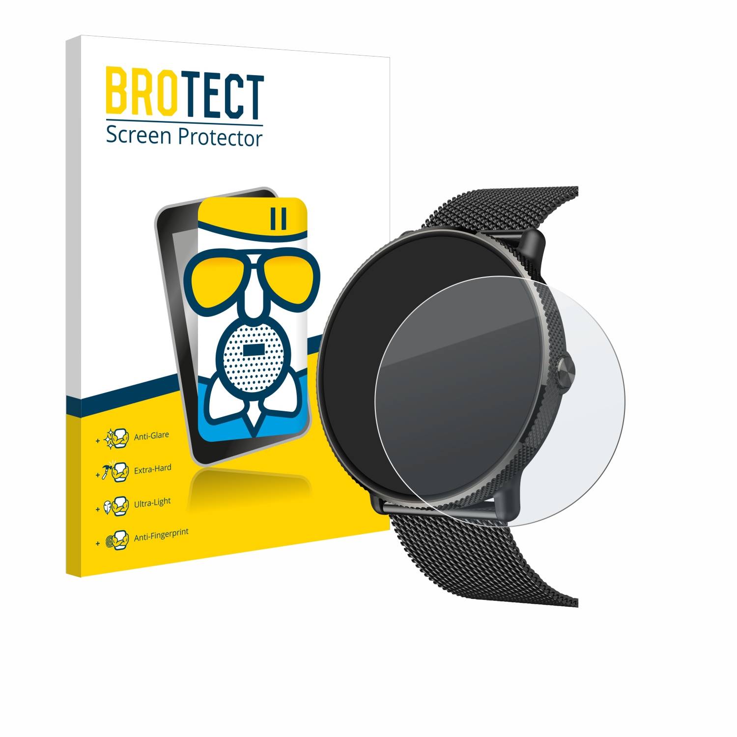 BROTECT AirGlass Matt Glas Panzer Folie für zhizhi S61 1.43
