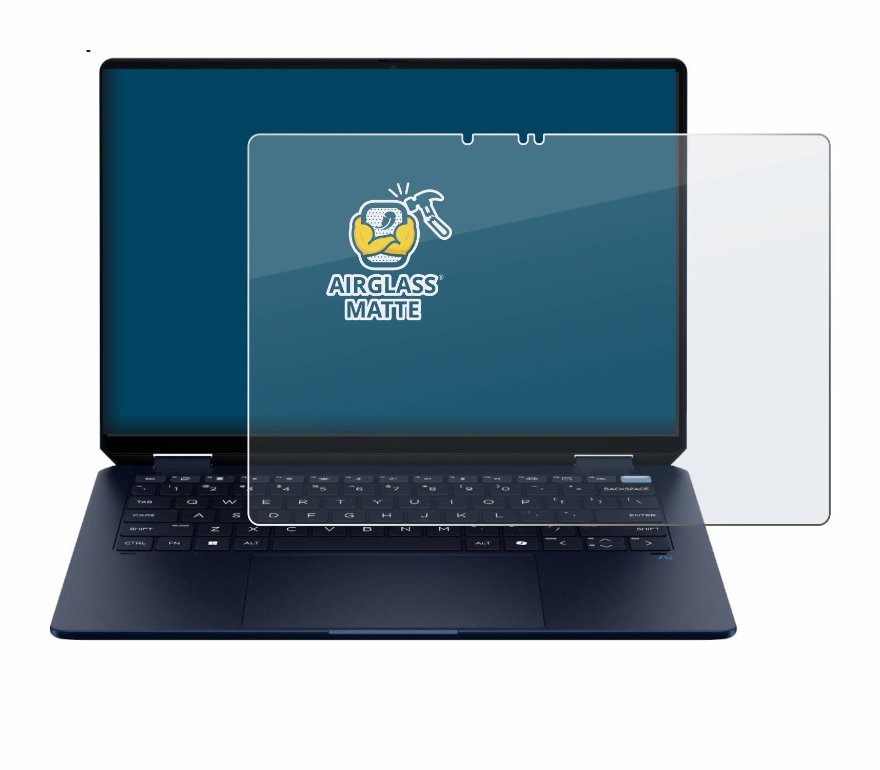 BROTECT AirGlass Matt Glas Panzer Folie für HP OmniBook Ultra Flip