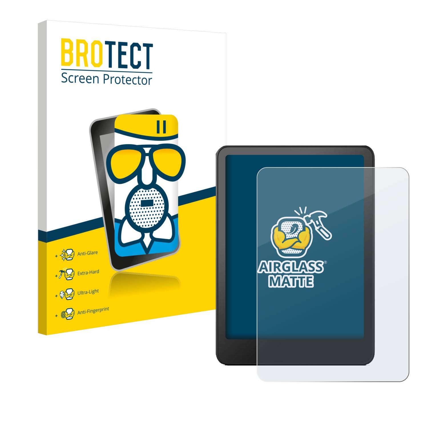 BROTECT AirGlass Matt Glas Panzer Folie für Amazon Kindle Paperwhite 2024 (12. Gen.)