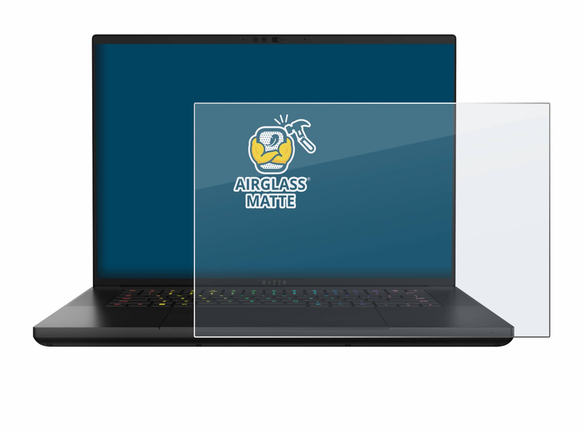 BROTECT AirGlass Matt Glas Panzer Folie für Razer Blade 16 2024