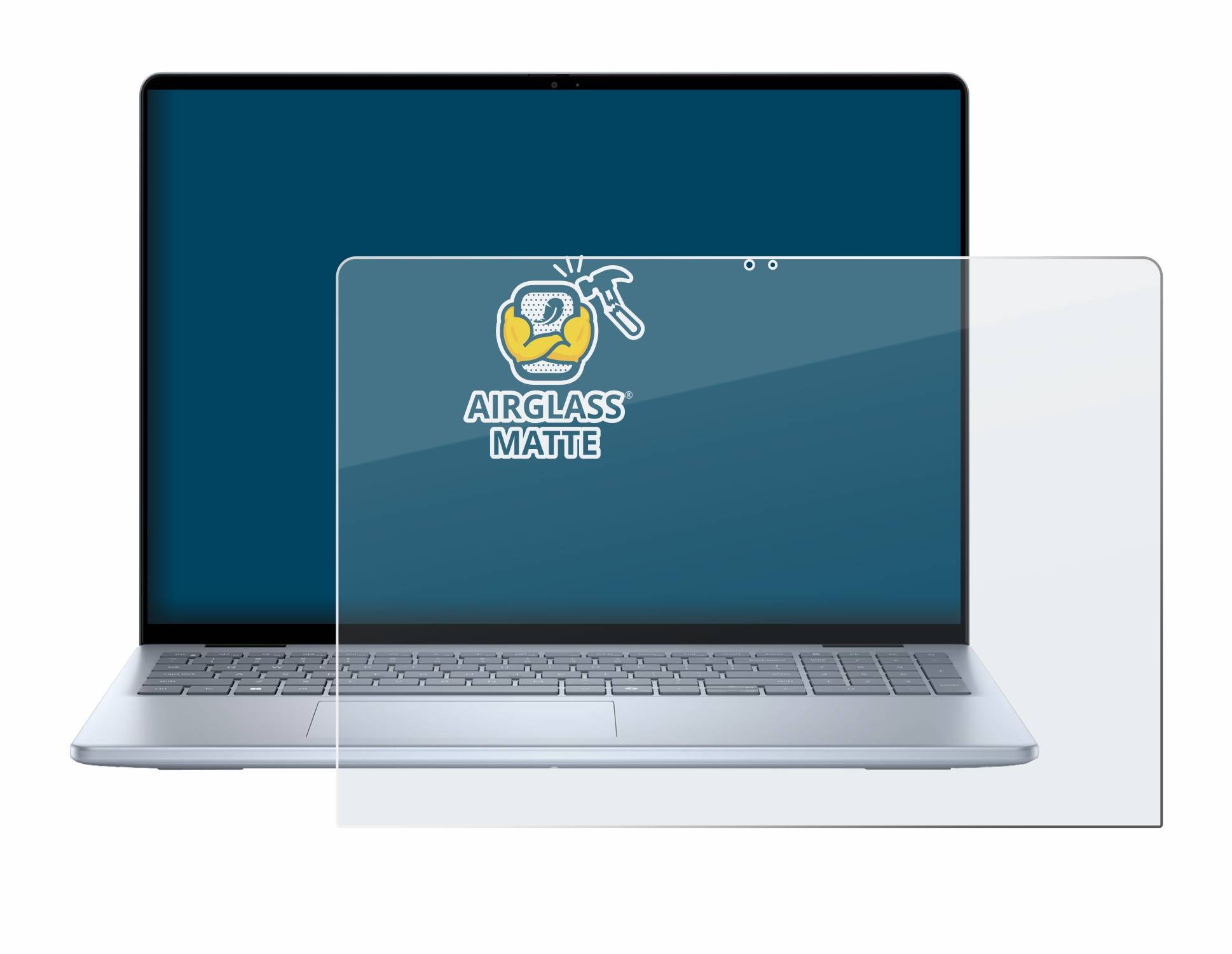 BROTECT AirGlass Matt Glas Panzer Folie für Dell Inspiron 16 Laptop 5645