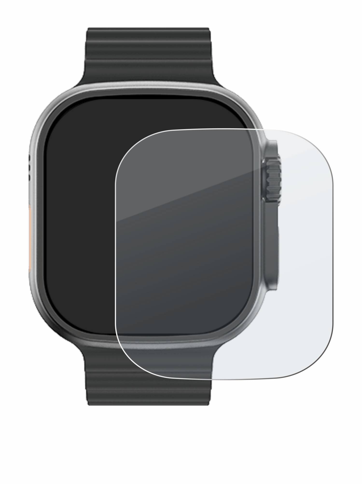 BROTECT AirGlass Matt Glas Panzer Folie für Kiano Watch Solid