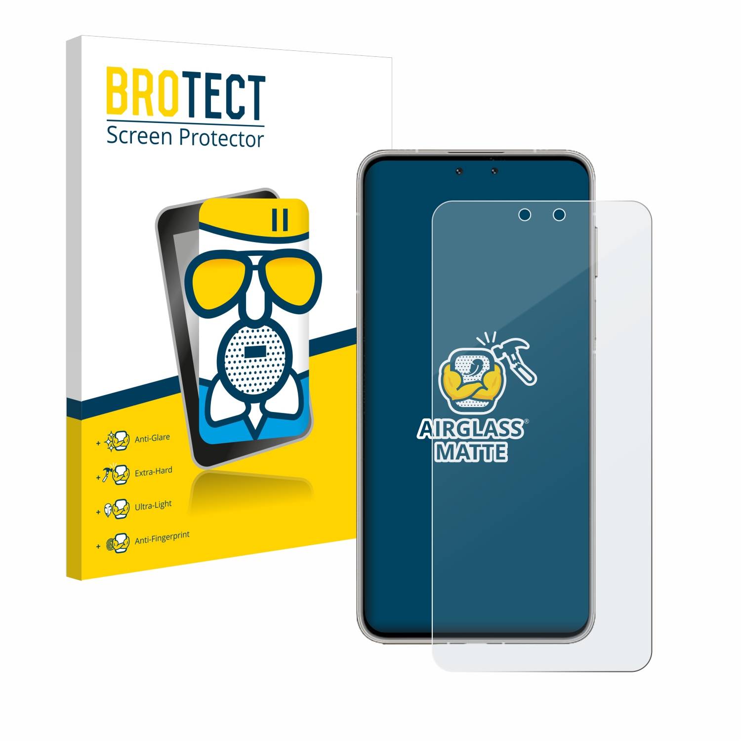 BROTECT AirGlass Matt Glas Panzer Folie für Huawei Mate 70 Pro Plus
