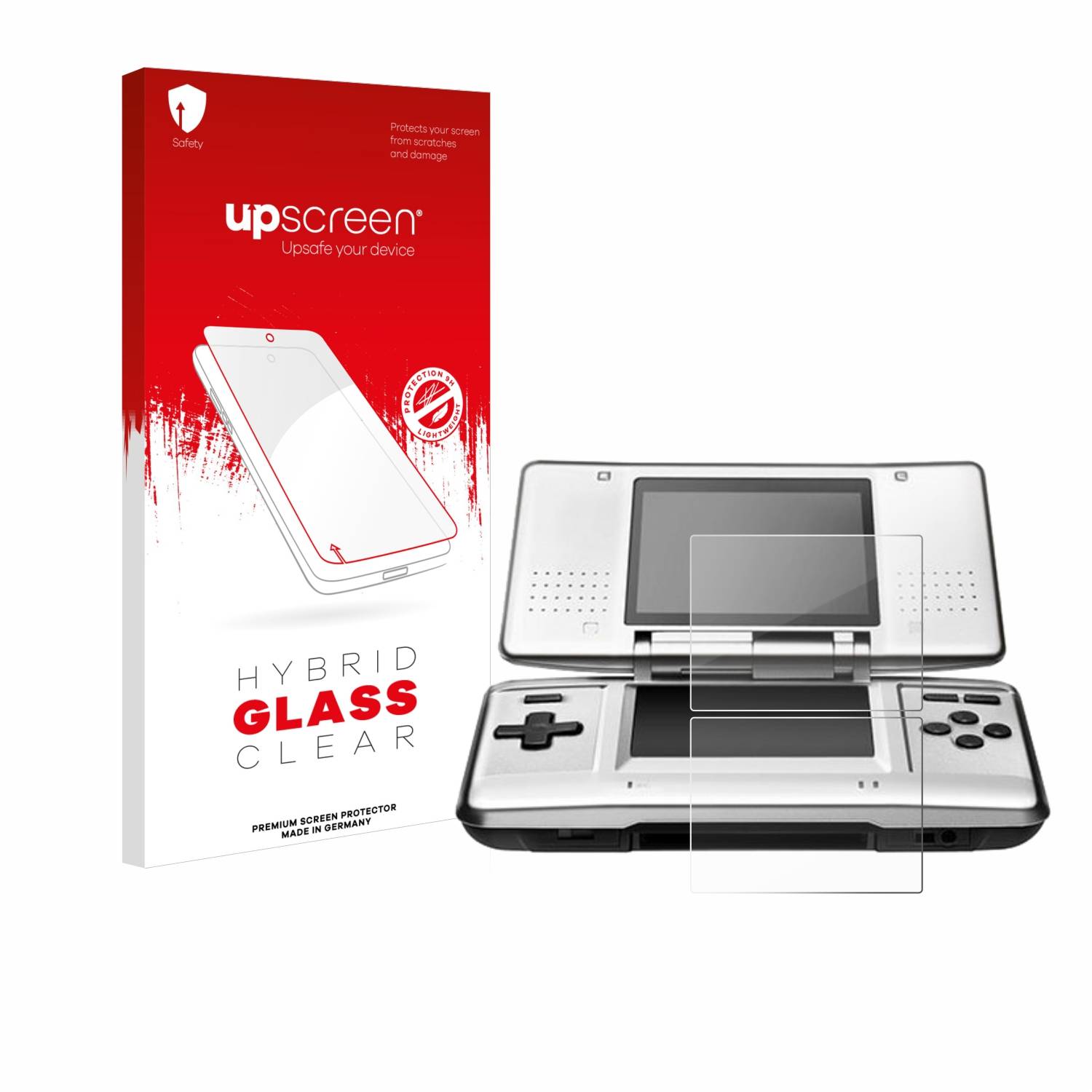 upscreen Hybrid Glas Panzer-Folie für Nintendo DS