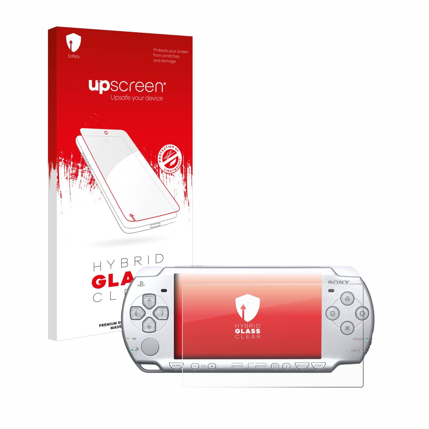 upscreen Hybrid Glas Panzer-Folie für Sony PSP 2004