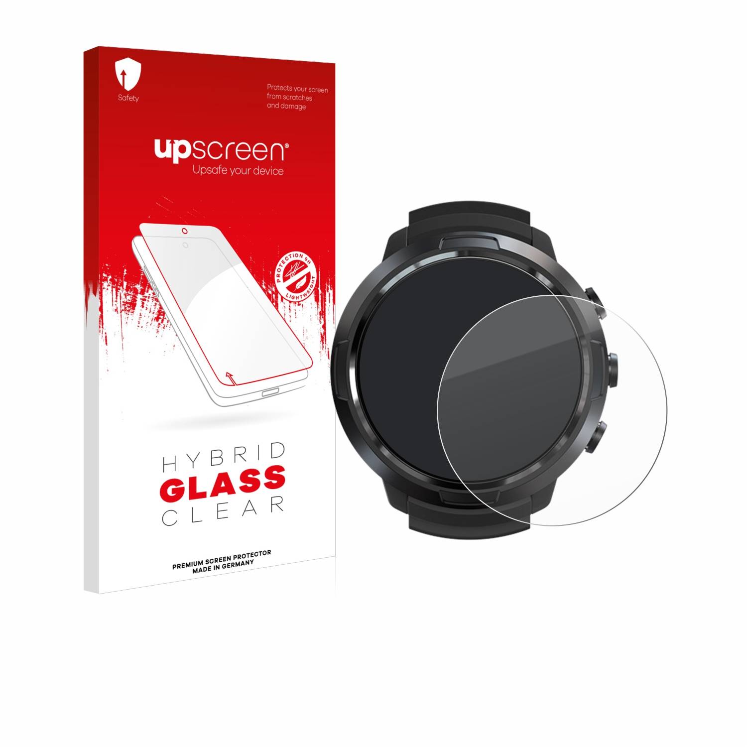 upscreen Hybrid Glas Panzer-Folie für Suunto D5