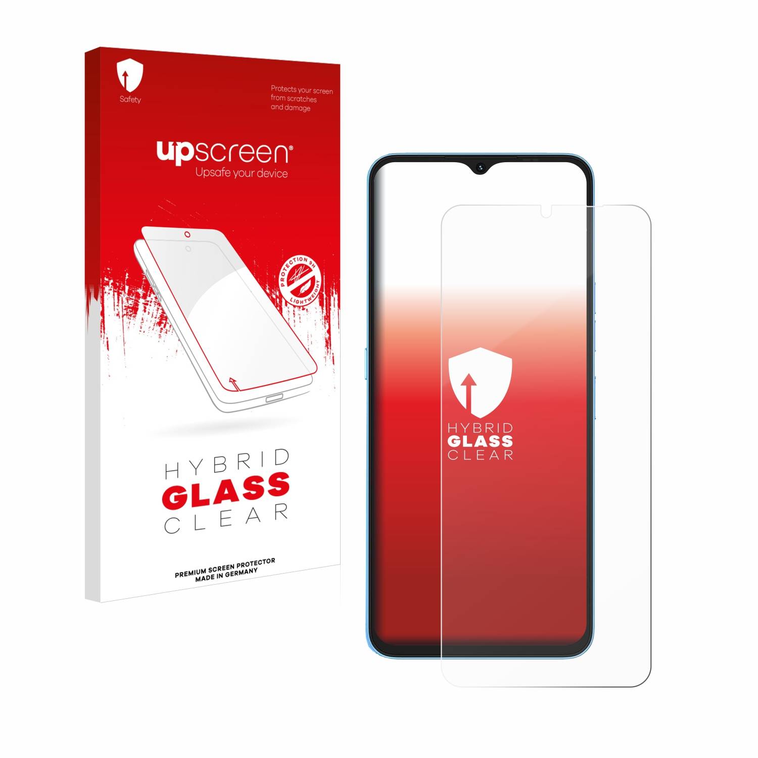 upscreen Hybrid Glas Panzer-Folie für Umidigi A13 Pro
