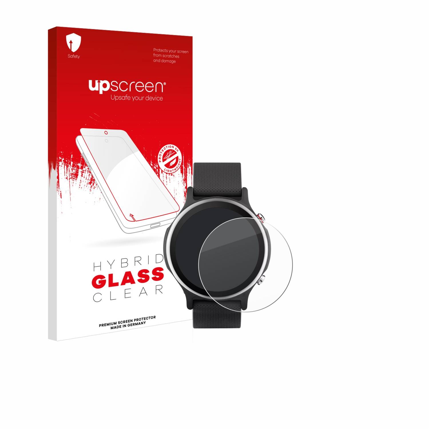 upscreen Hybrid Glas Panzer-Folie für ASUS VivoWatch 6