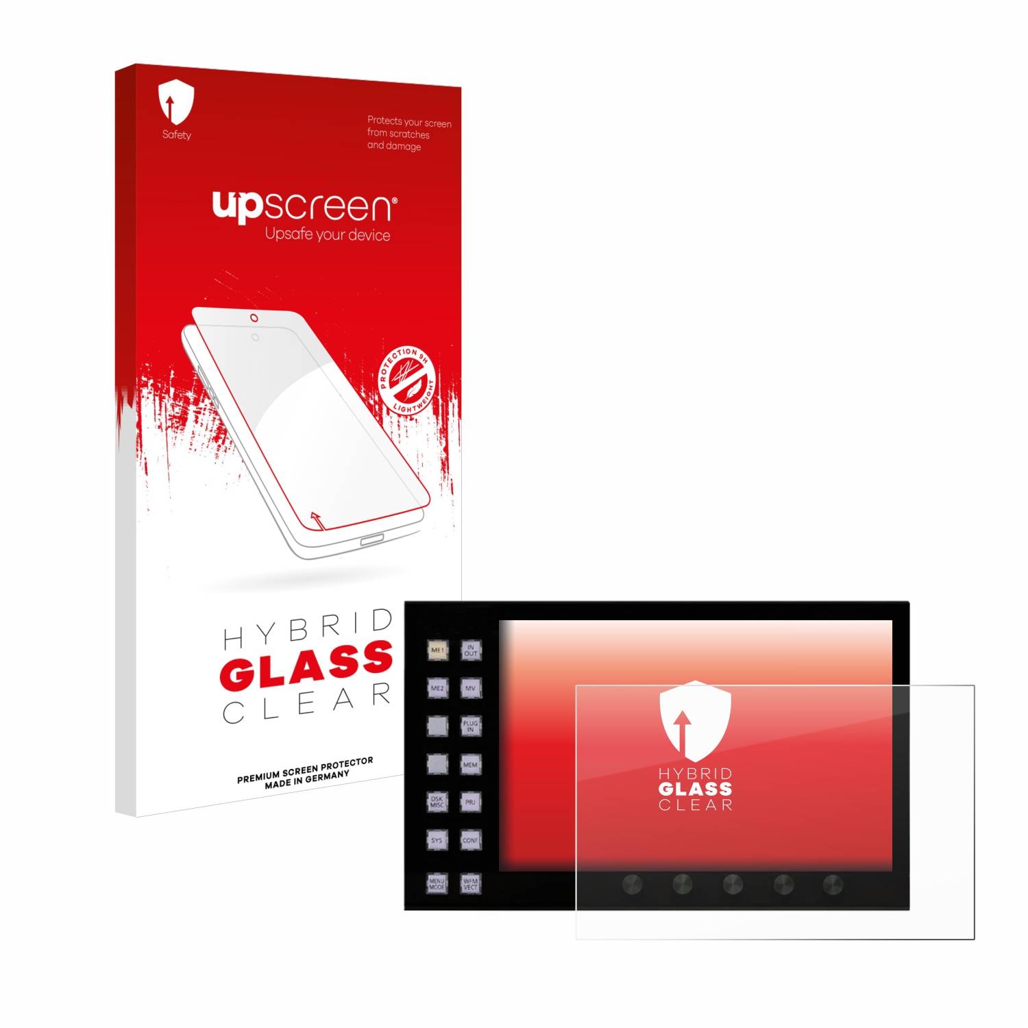 upscreen Hybrid Glas Panzer-Folie für Panasonic AV-HS60C3G
