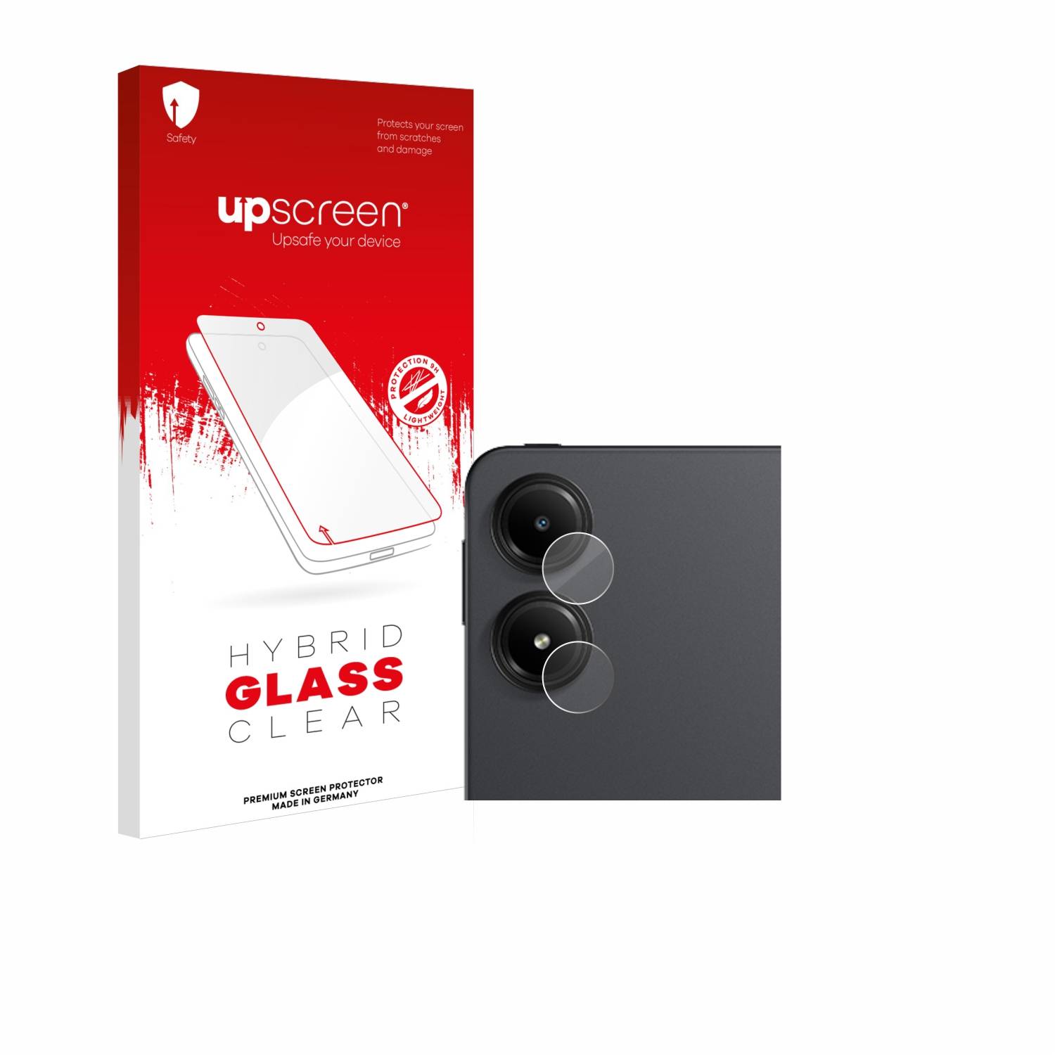 upscreen Hybrid Glas Panzer-Folie für Xiaomi Redmi Pad Pro (NUR Kameraschutz)