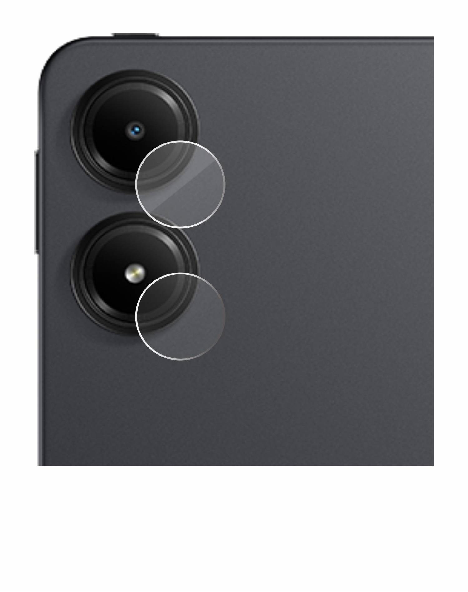upscreen Hybrid Glas Panzer-Folie für Xiaomi Redmi Pad Pro (NUR Kameraschutz)