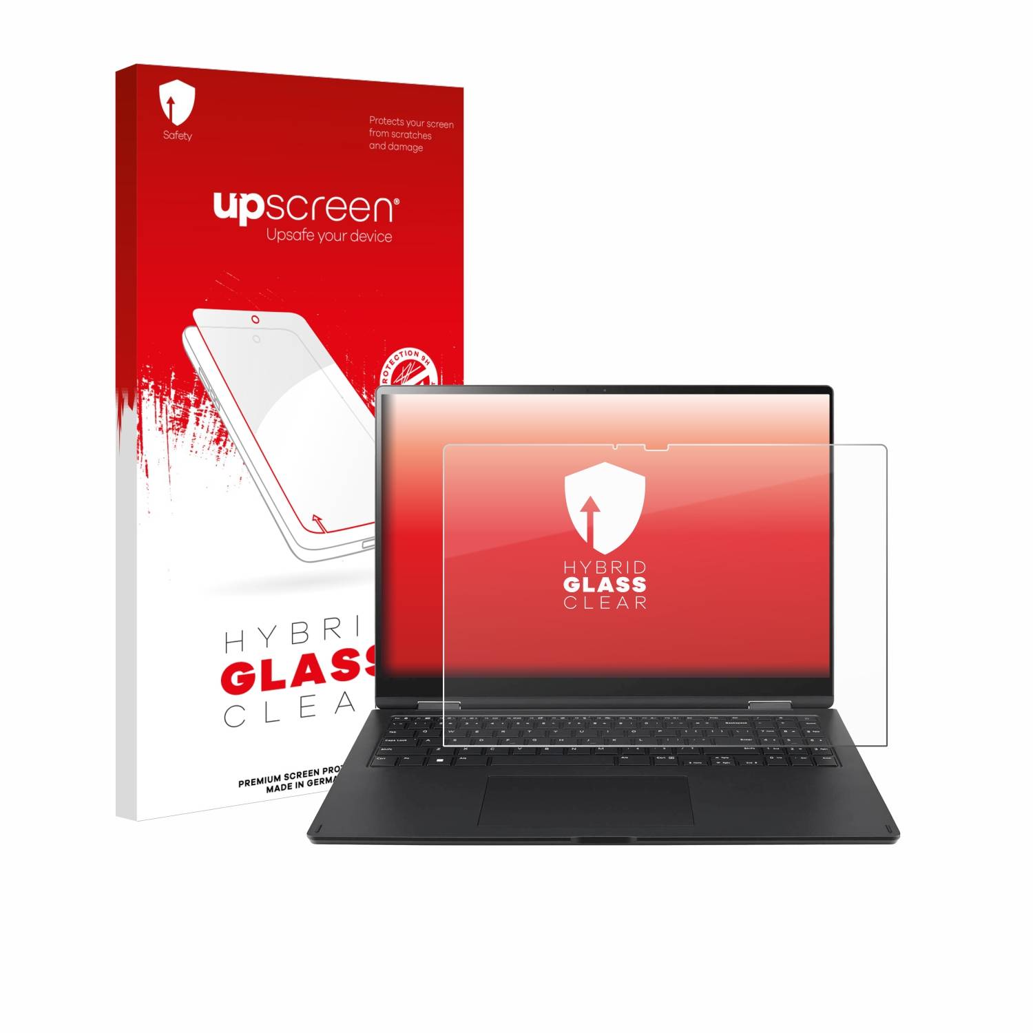 upscreen Hybrid Glas Panzer-Folie für LG gram Pro 360 2-in-1