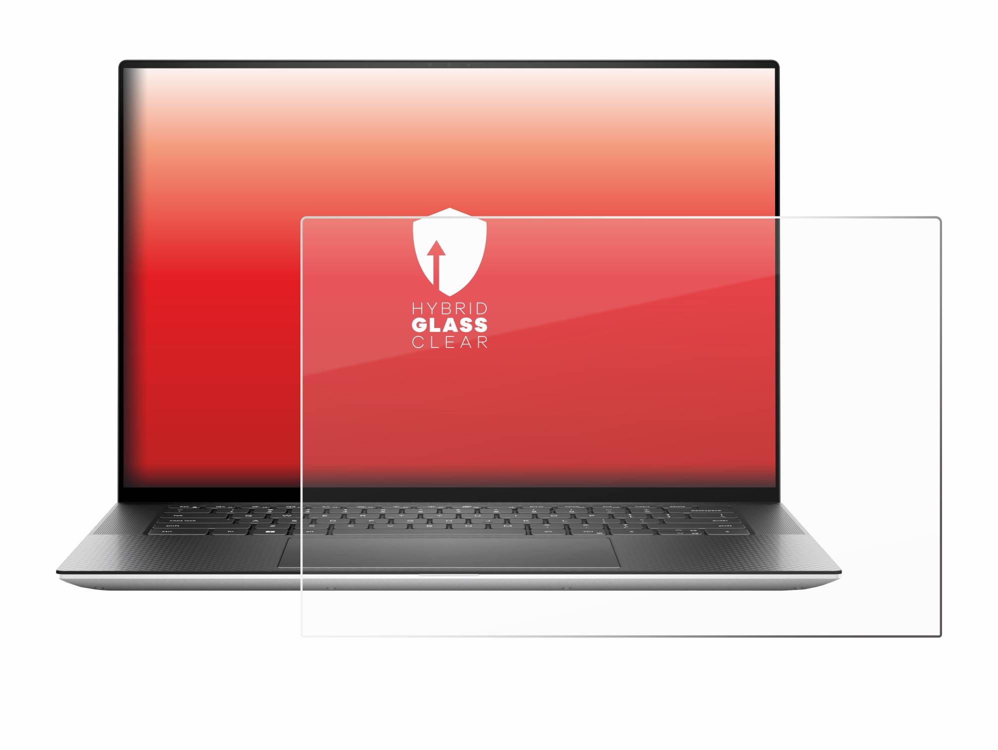 upscreen Hybrid Glas Panzer-Folie für Dell XPS 15 9530 Non-Touch