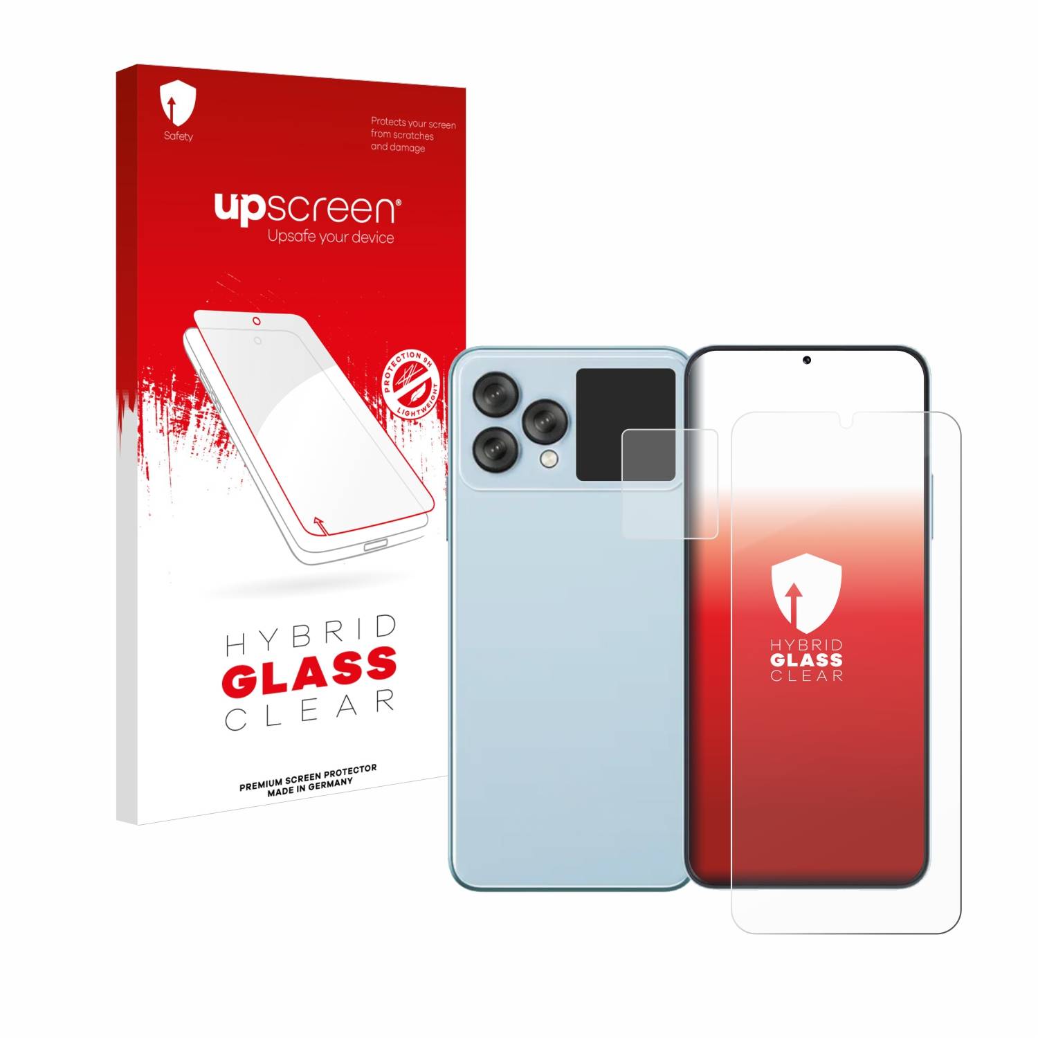 upscreen Hybrid Glas Panzer-Folie für Cubot Hafury V1