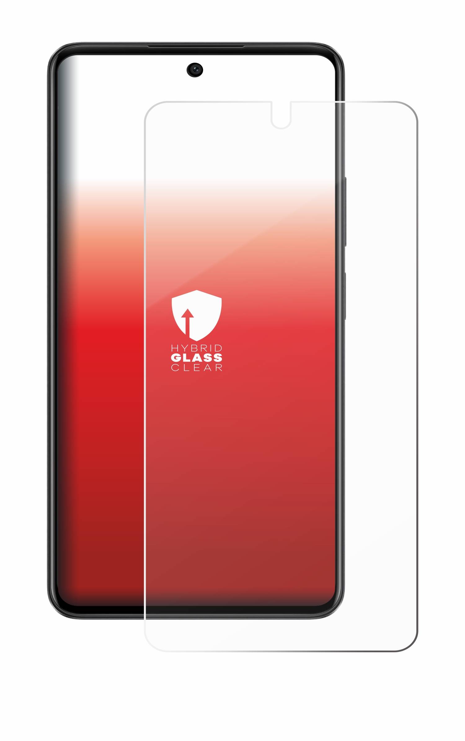 upscreen Hybrid Glas Panzer-Folie für Oppo A79 5G