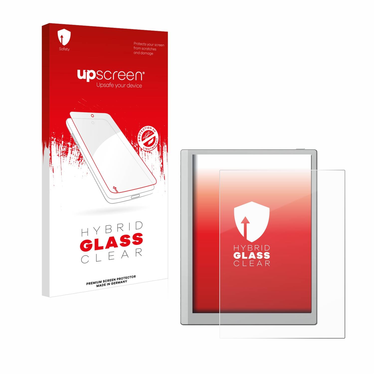 upscreen Hybrid Glas Panzer-Folie für Onyx Boox Go 10.3