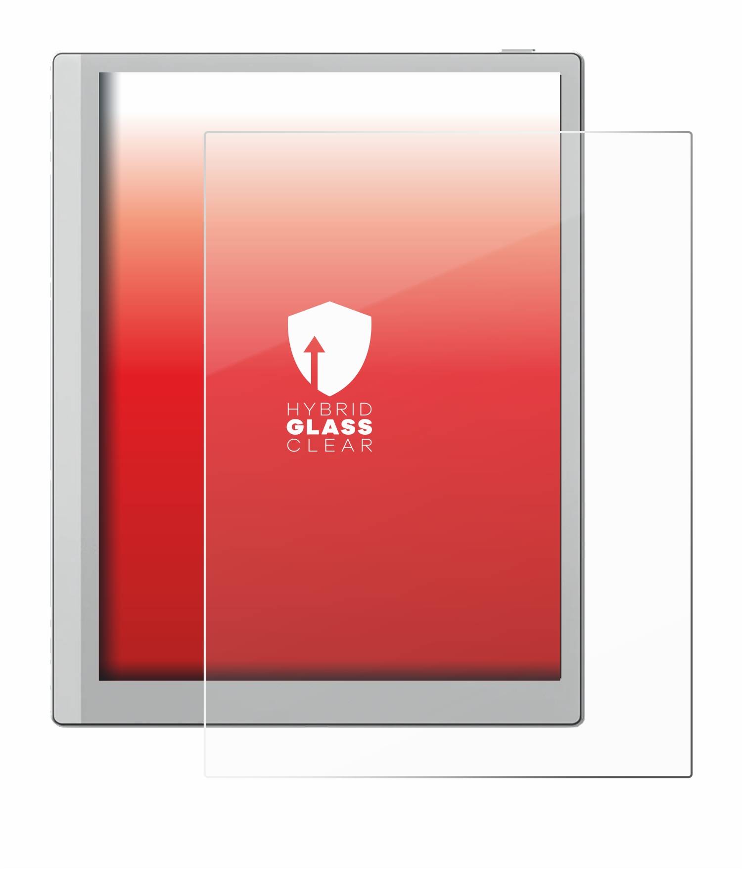 upscreen Hybrid Glas Panzer-Folie für Onyx Boox Go 10.3