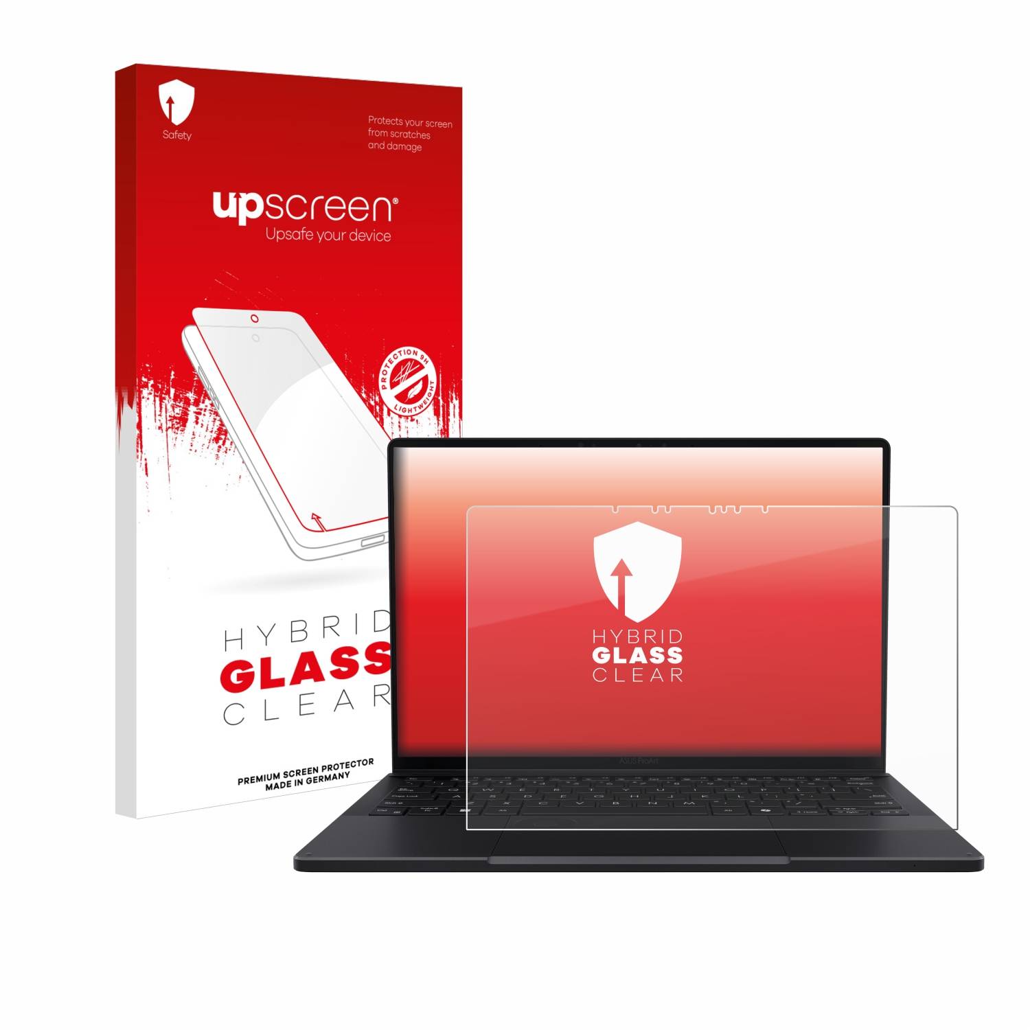upscreen Hybrid Glas Panzer-Folie für ASUS ProArt PX13