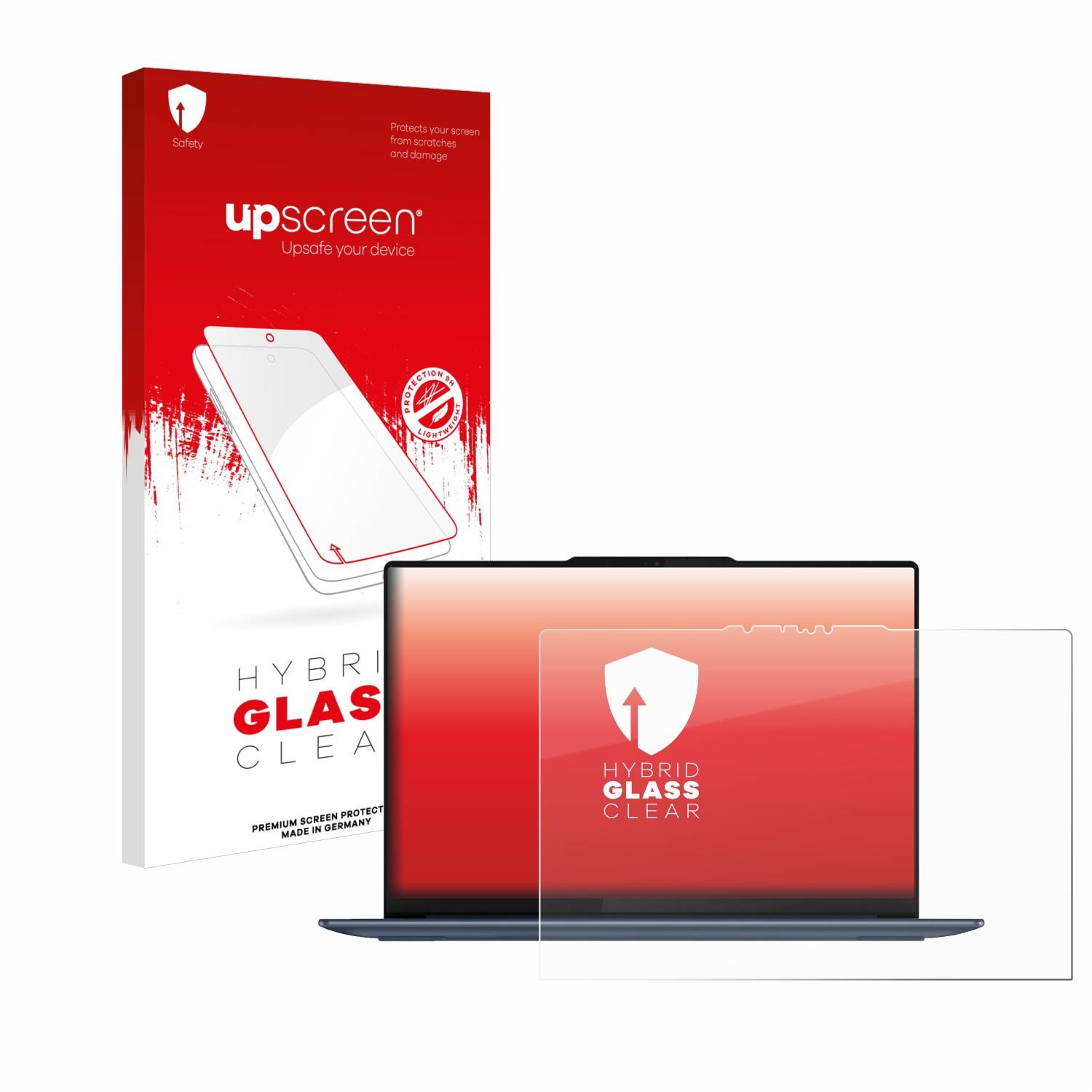 upscreen Hybrid Glas Panzer-Folie für Lenovo Yoga Slim 7x Gen 9 14