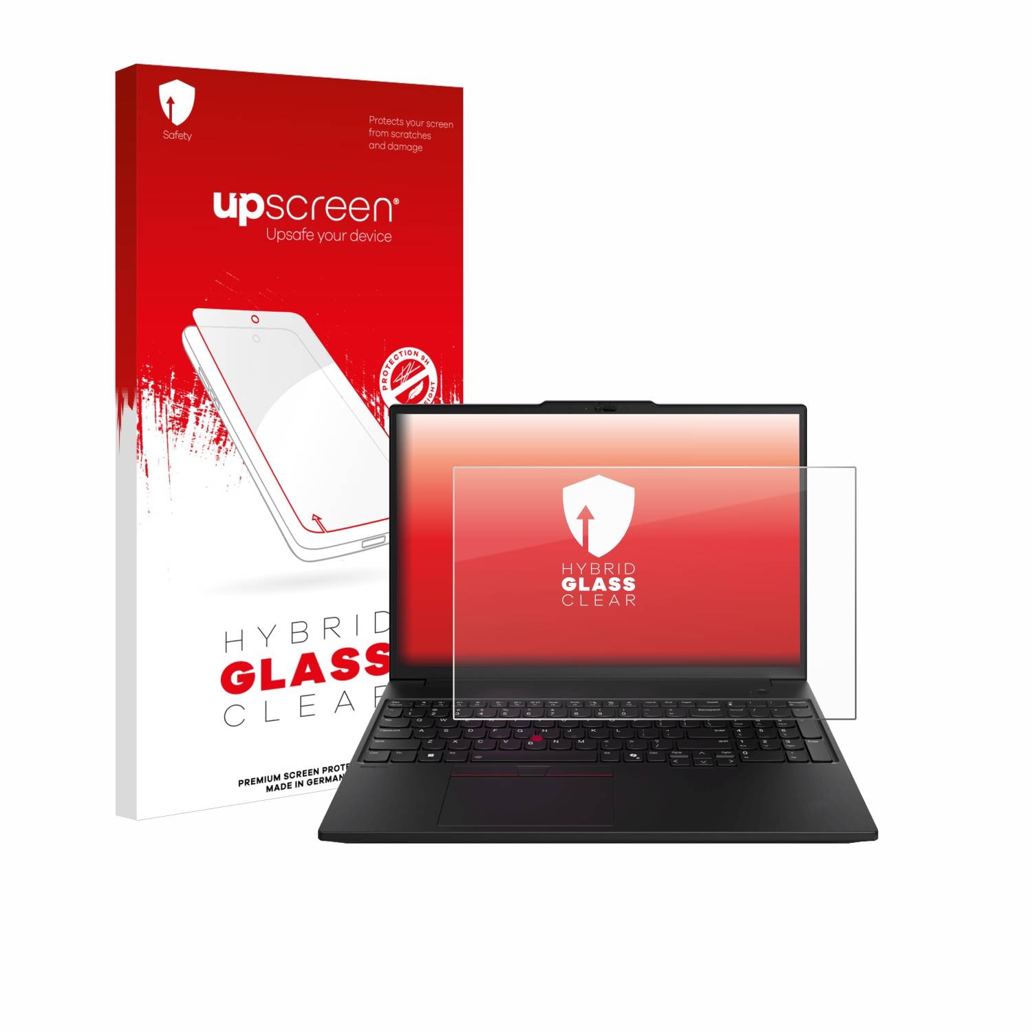 upscreen Hybrid Glas Panzer-Folie für Lenovo ThinkPad P16s Gen 3