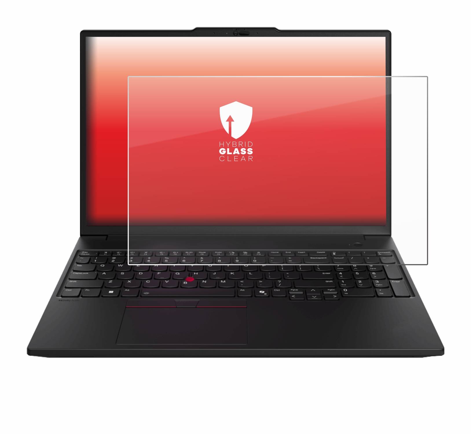 upscreen Hybrid Glas Panzer-Folie für Lenovo ThinkPad P16s Gen 3