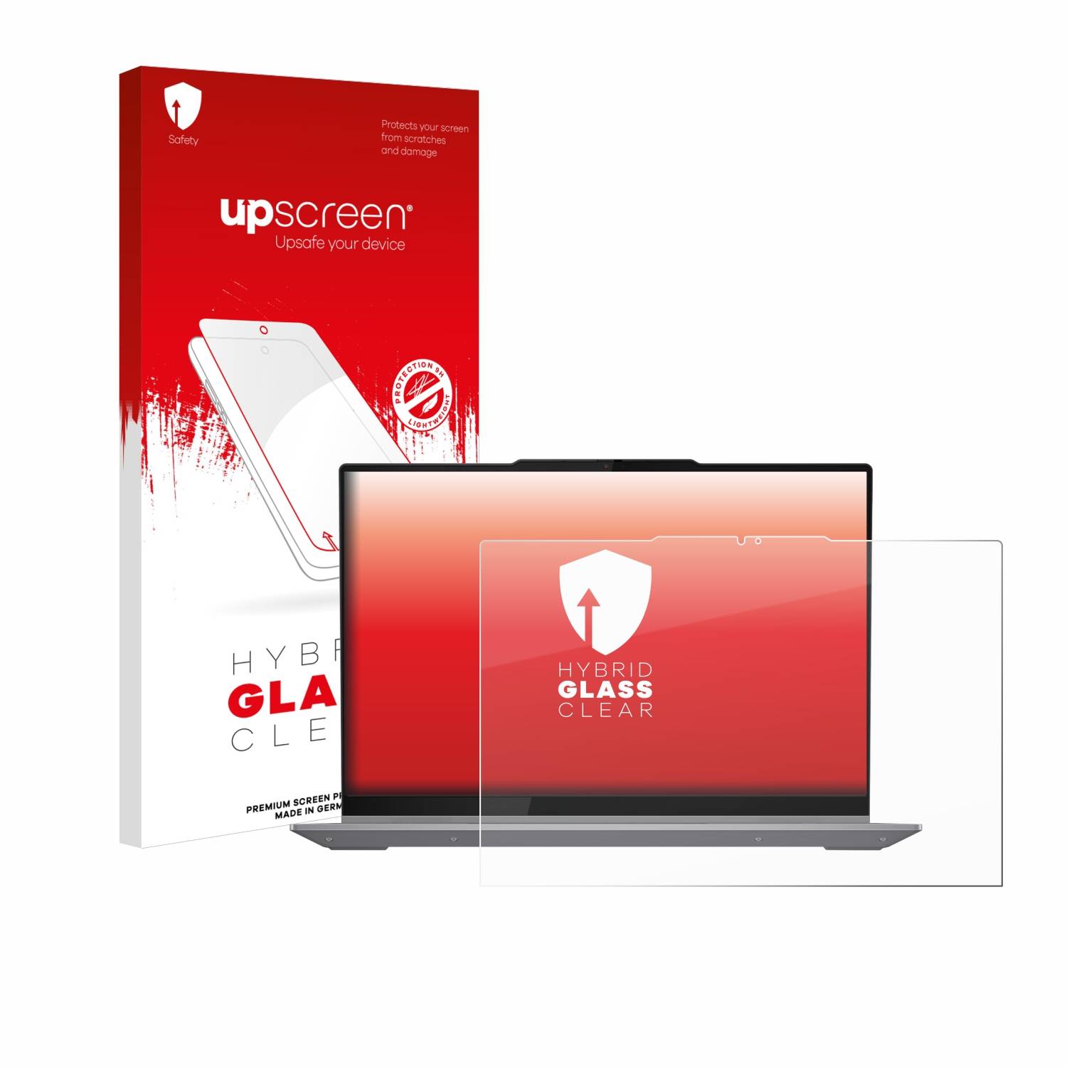 upscreen Hybrid Glas Panzer-Folie für Lenovo ThinkBook 14 Gen 4 2-in-1