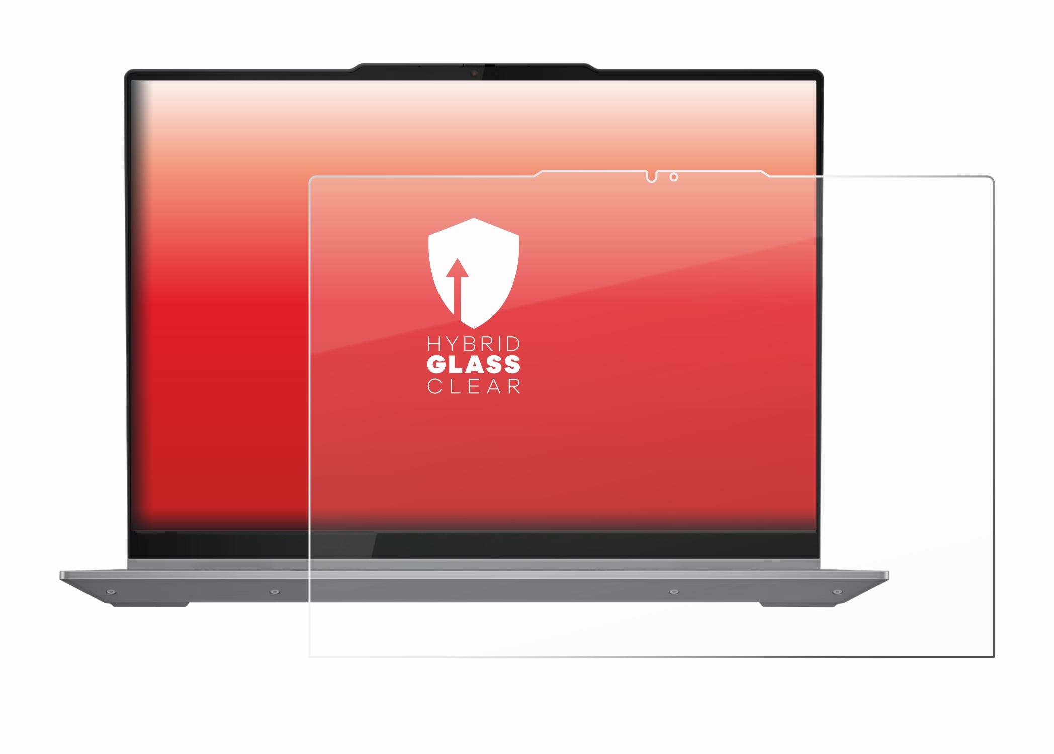 upscreen Hybrid Glas Panzer-Folie für Lenovo ThinkBook 14 Gen 4 2-in-1