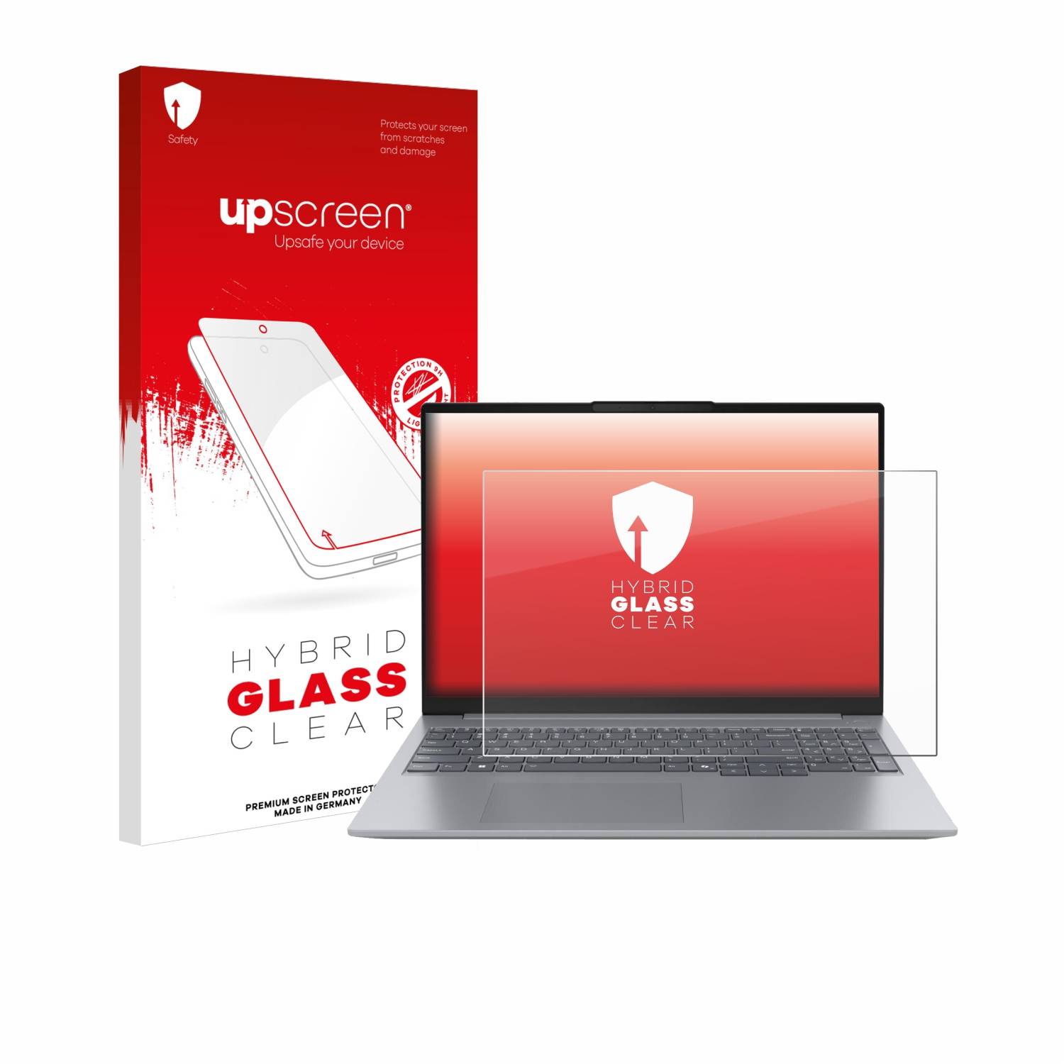 upscreen Hybrid Glas Panzer-Folie für Lenovo ThinkBook 16 Gen 7
