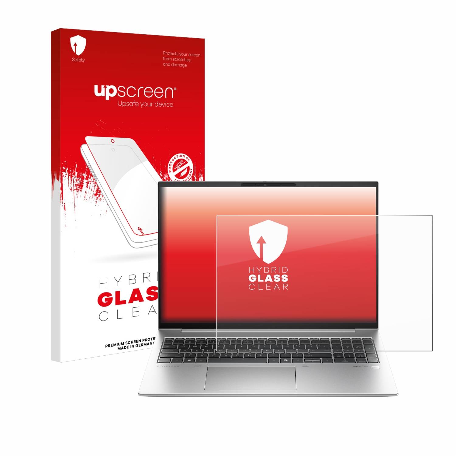 upscreen Hybrid Glas Panzer-Folie für HP EliteBook 860 G11