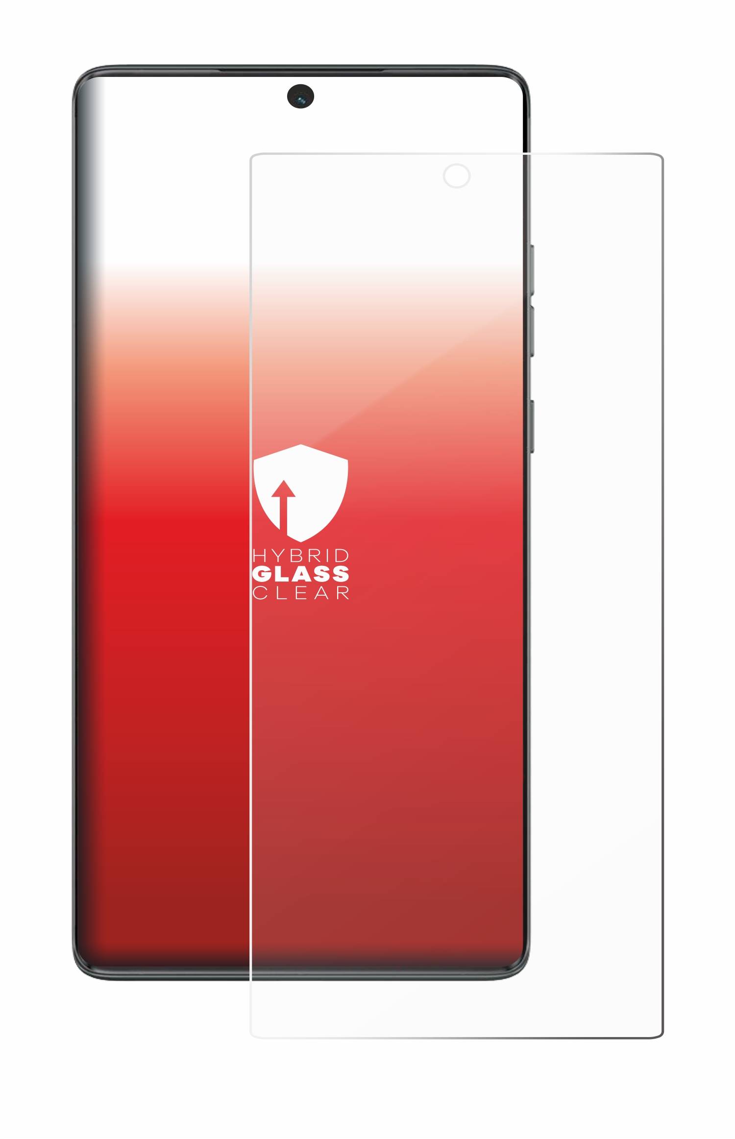 upscreen Hybrid Glas Panzer-Folie für Motorola Moto G85