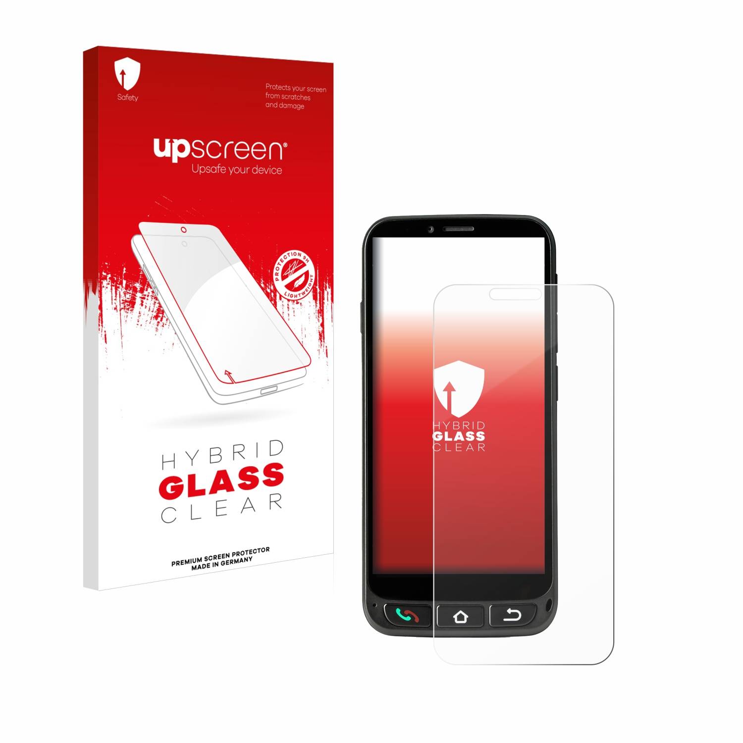 upscreen Hybrid Glas Panzer-Folie für SPC Zeus 4G Pro