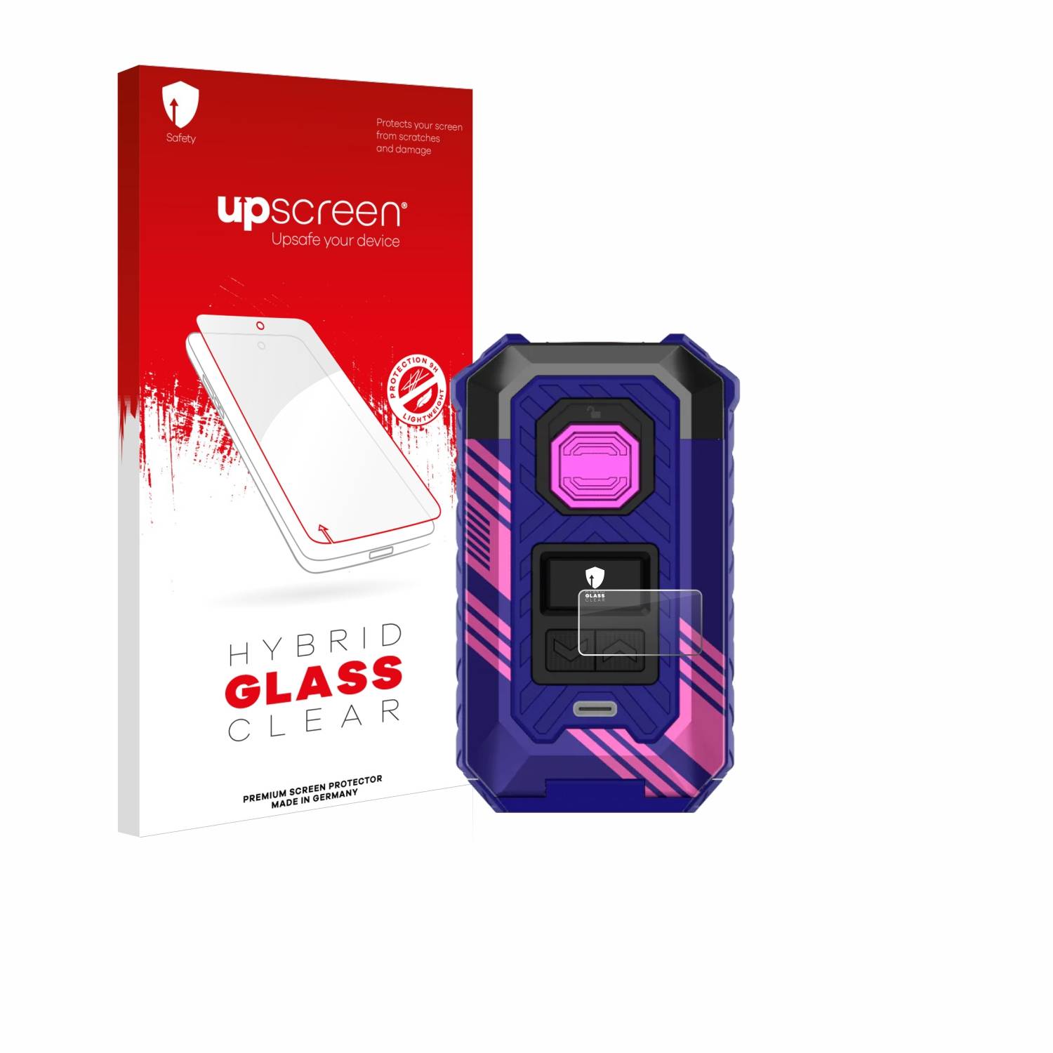 upscreen Hybrid Glas Panzer-Folie für Vaporesso Armour Max