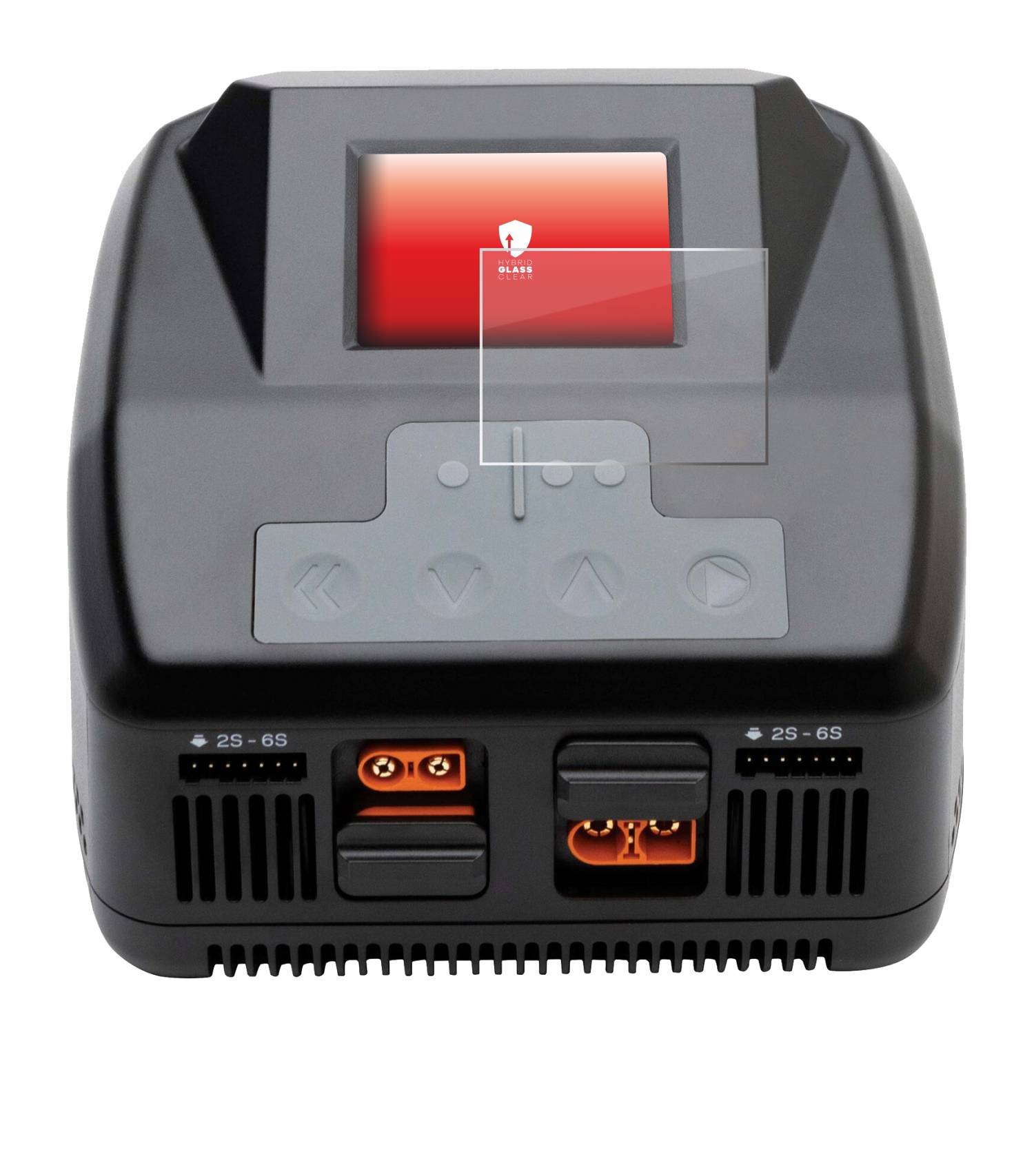 upscreen Hybrid Glas Panzer-Folie für Spektrum Smart charger S2100 G2