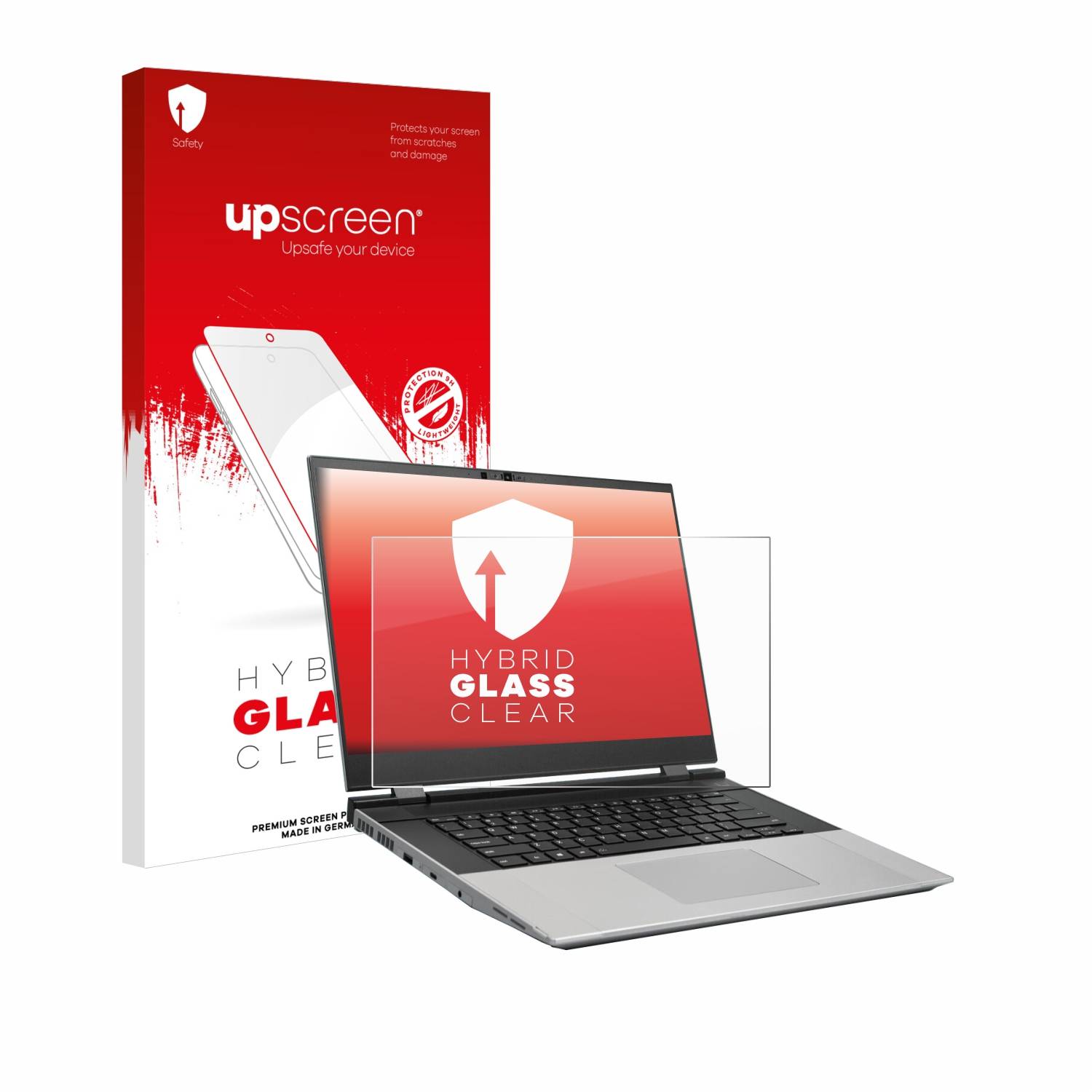 upscreen Hybrid Glas Panzer-Folie für Framework Laptop 16