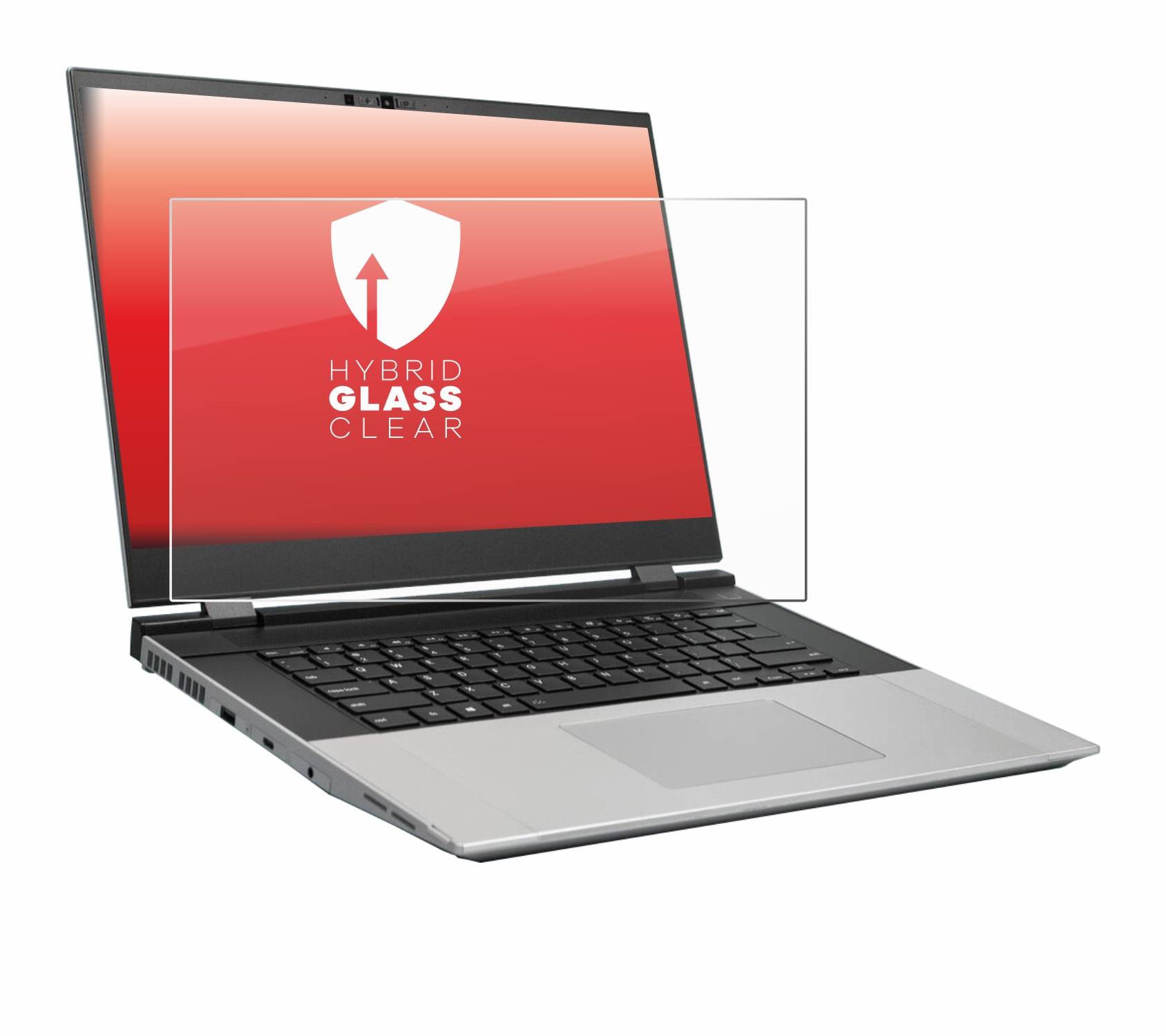 upscreen Hybrid Glas Panzer-Folie für Framework Laptop 16