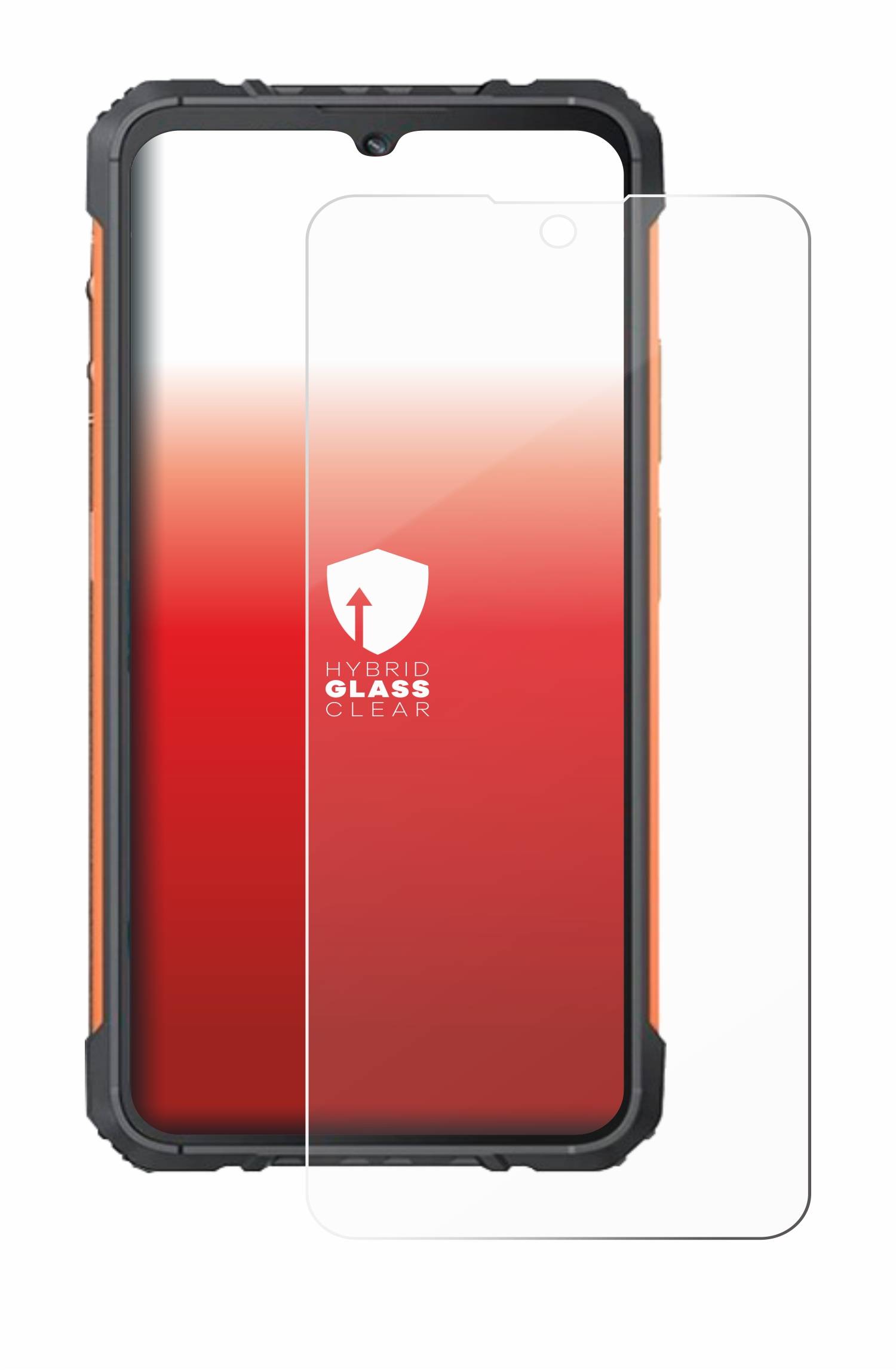 upscreen Hybrid Glas Panzer-Folie für Cubot KingKong Ace3