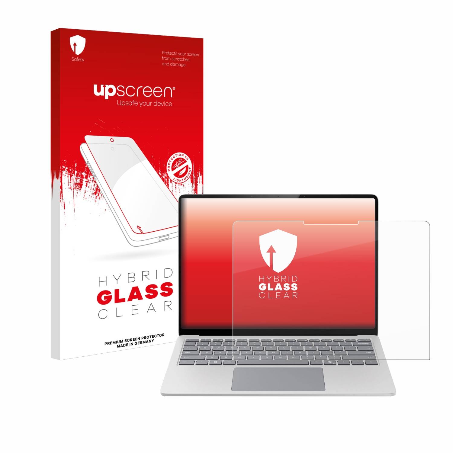 upscreen Hybrid Glas Panzer-Folie für Microsoft Surface Laptop 7 13.8