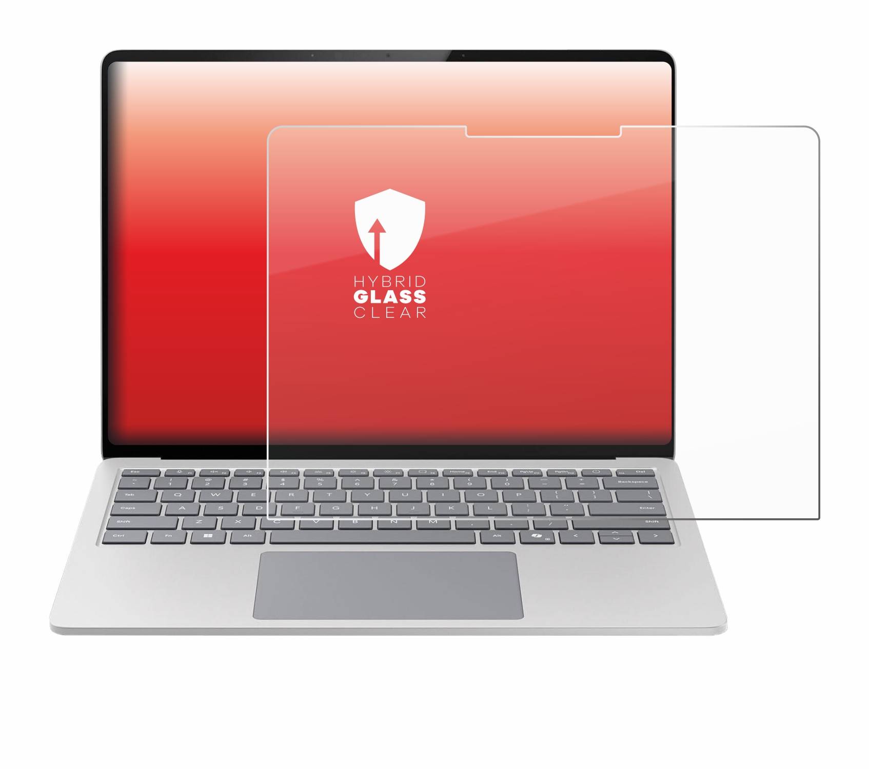 upscreen Hybrid Glas Panzer-Folie für Microsoft Surface Laptop 7 15