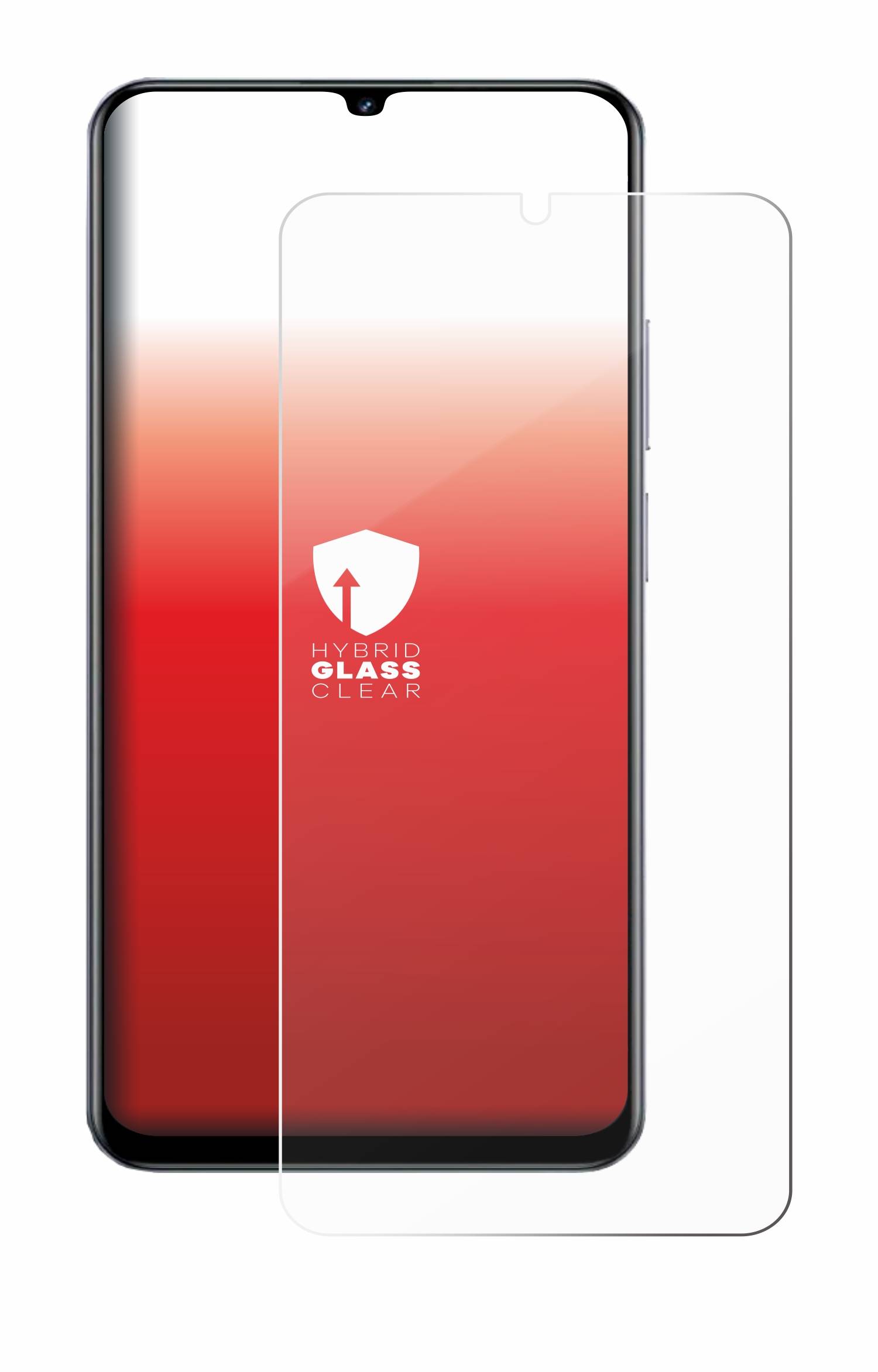 upscreen Hybrid Glas Panzer-Folie für realme C61