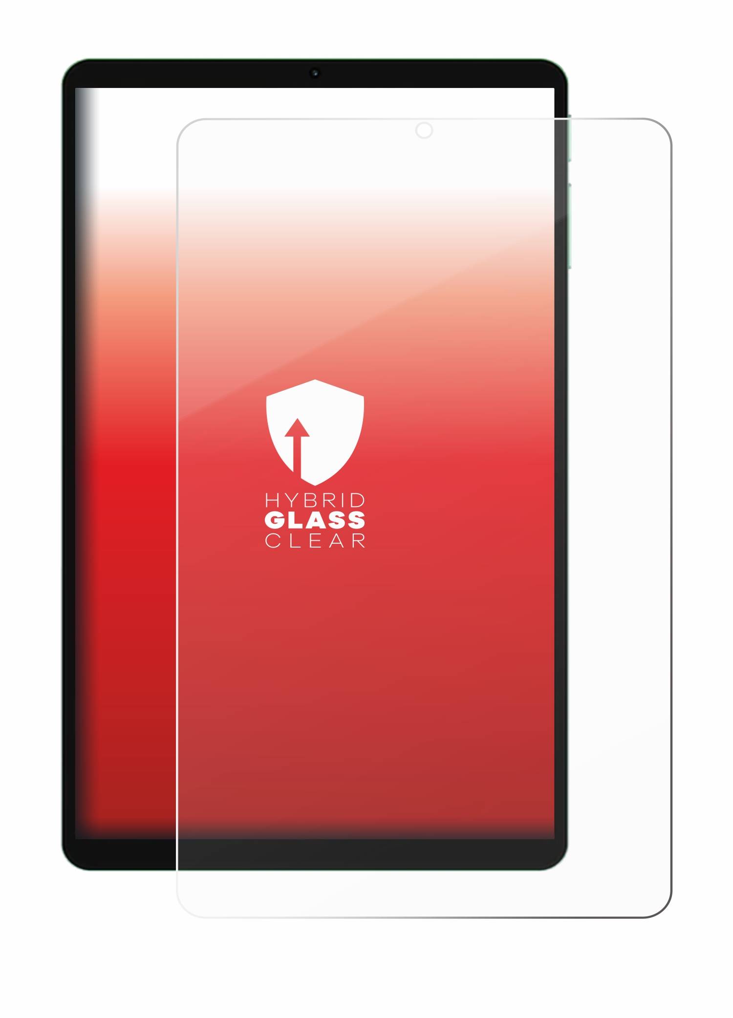 upscreen Hybrid Glas Panzer-Folie für Teclast M50 Mini